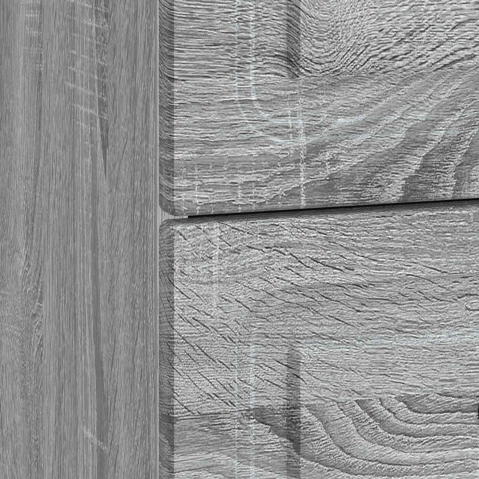Cabinet de chevet avec tiroir Sonoma gris 43 x 34,5 x 44,5 cm - XIOS