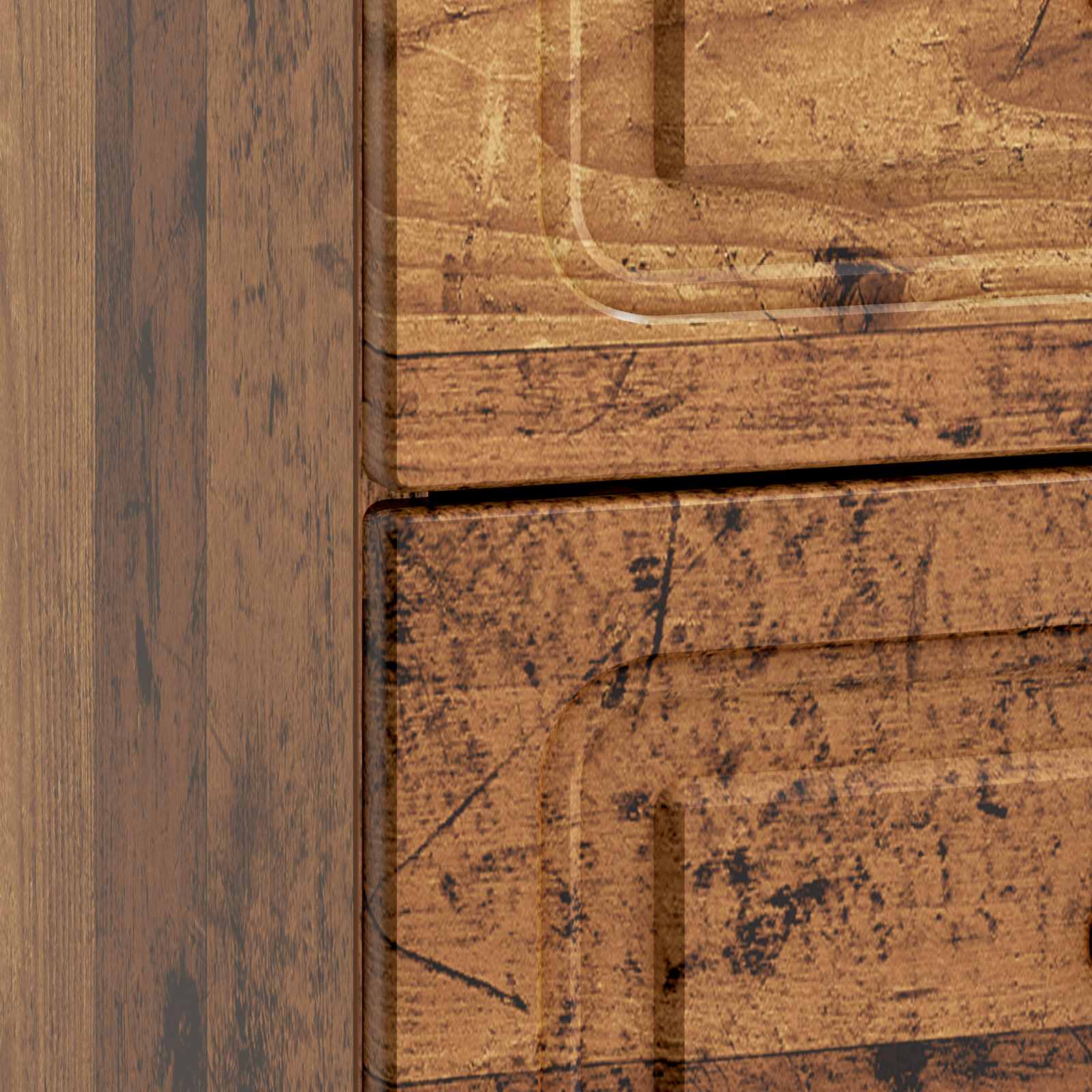 Cabinet de chevet 2 pcs Bois ancien 43 x 34,5 x 44,5 cm - XIOS