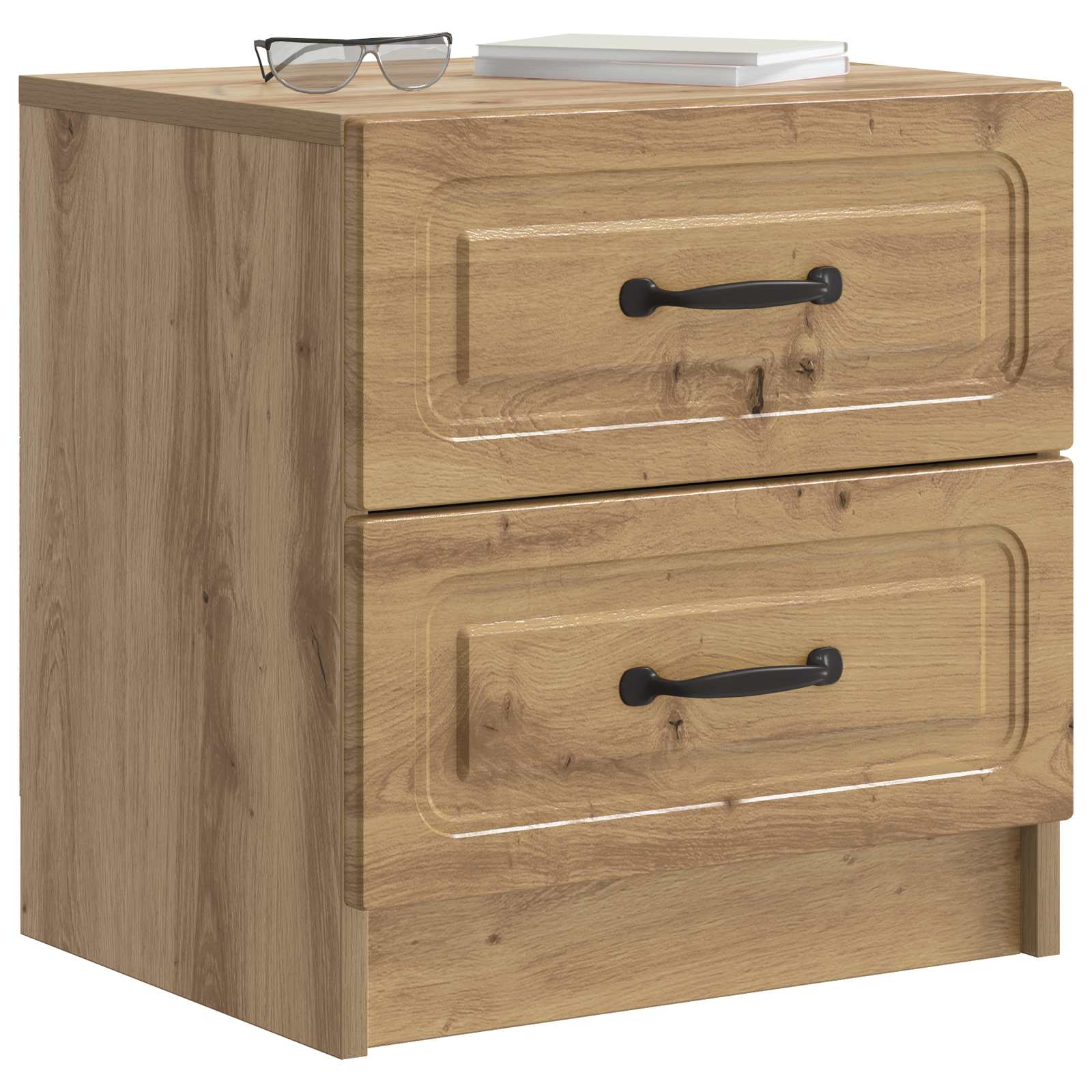 Cabinet de chevet 2 pcs Chêne artisanal 43 x 34,5 x 44,5 cm - XIOS