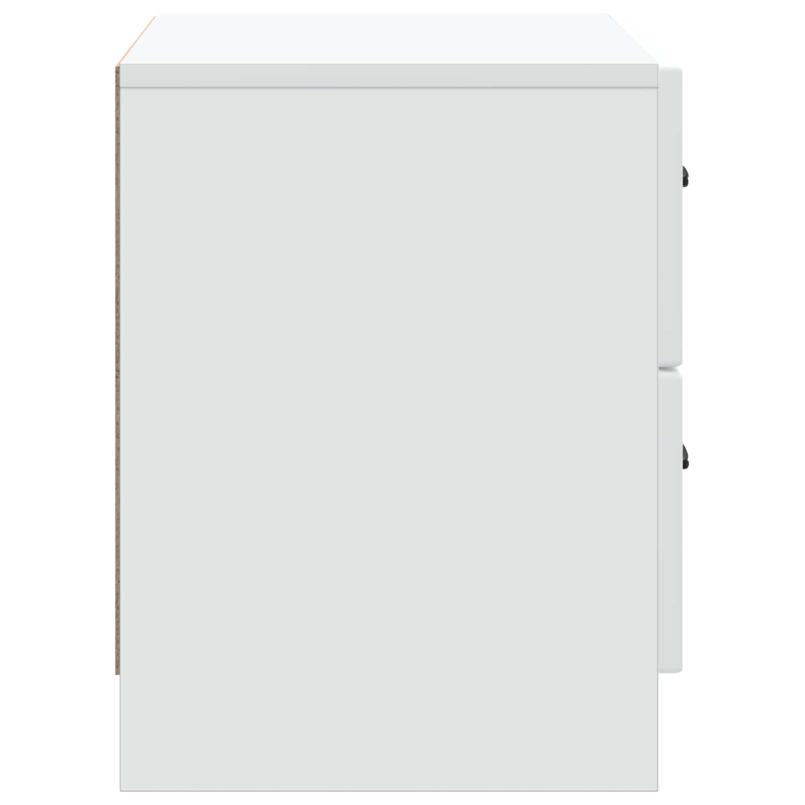 Cabinet de chevet Blanc 62 x 34,5 x 44,5 cm Bois d'ingénierie - XIOS
