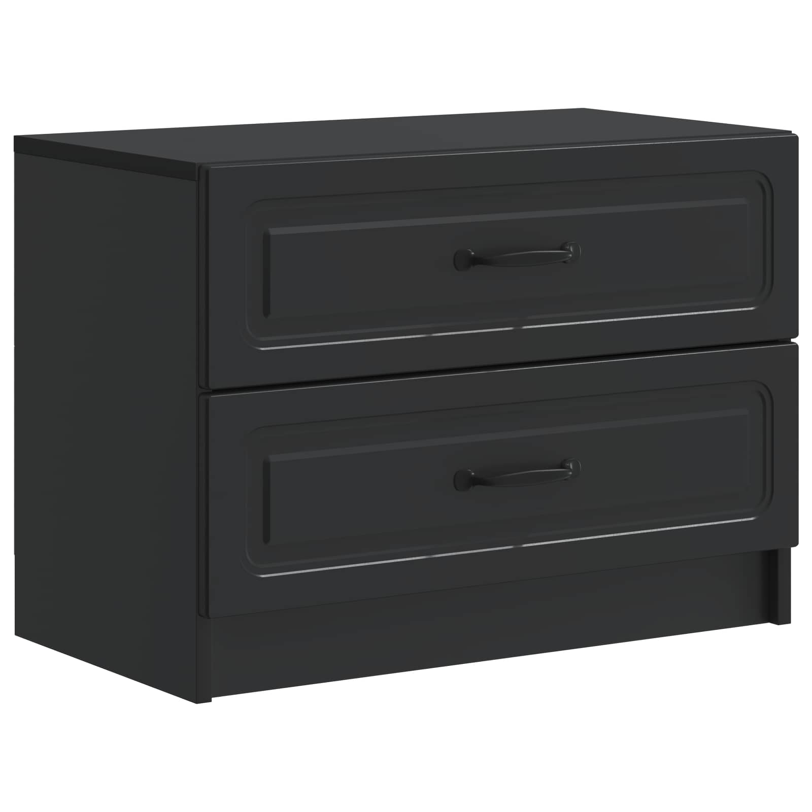 Cabinet de chevet Noir 62 x 34,5 x 44,5 cm Bois d'ingénierie - XIOS