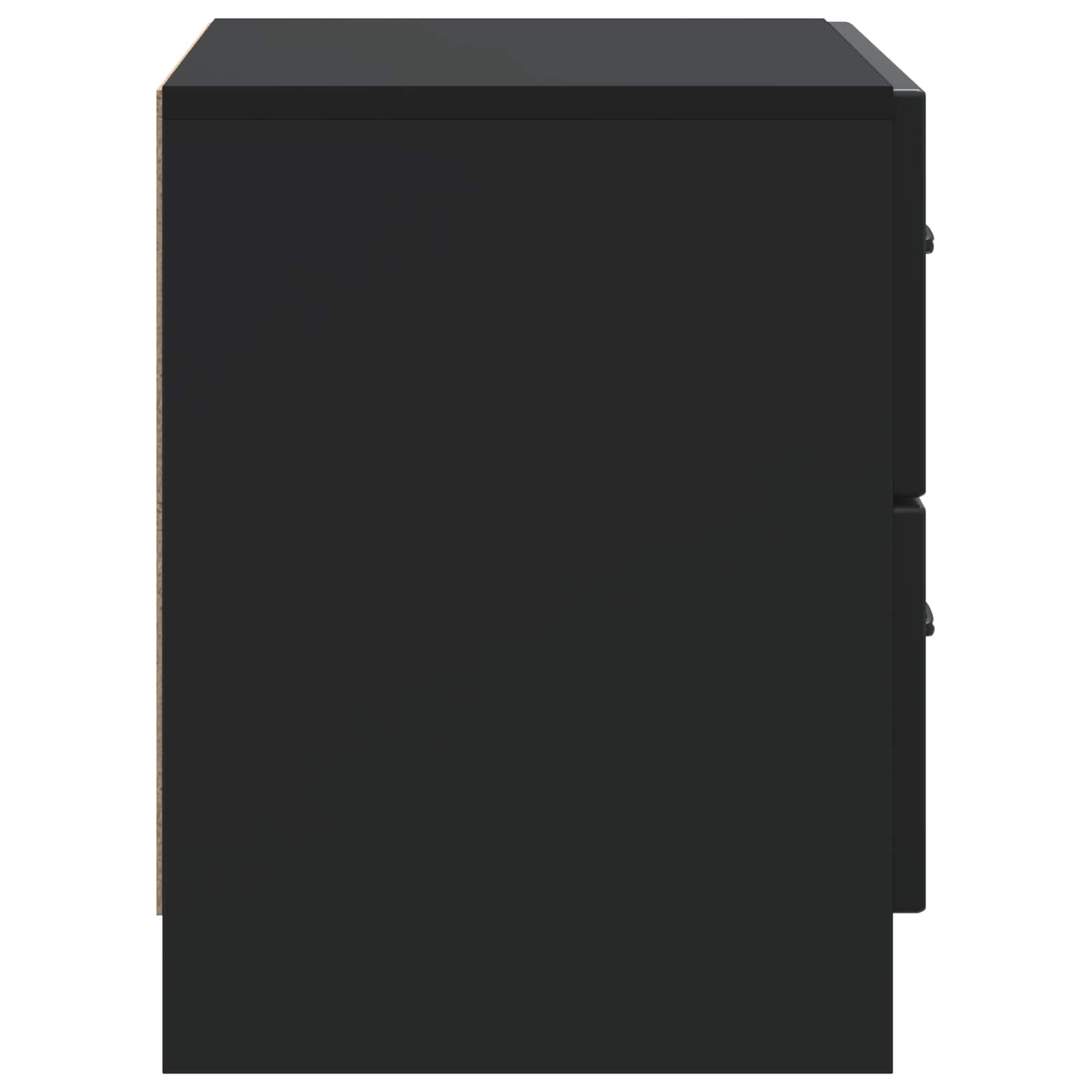 Cabinet de chevet Noir 62 x 34,5 x 44,5 cm Bois d'ingénierie - XIOS