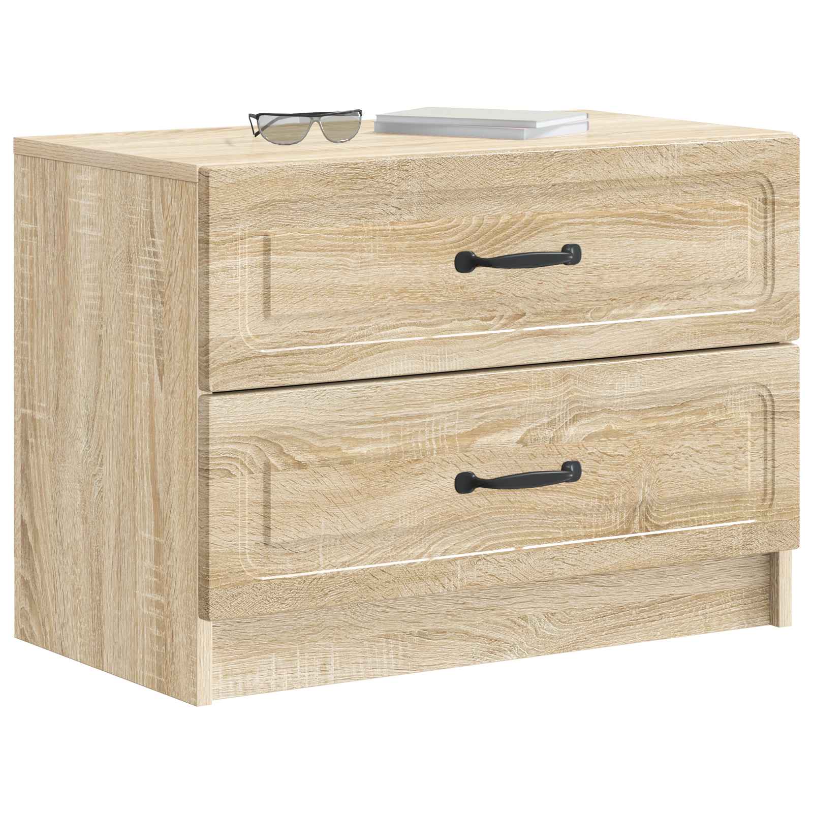 Cabinet de chevet avec tiroir Chêne Sonoma 62 x 34,5 x 44,5 cm - XIOS