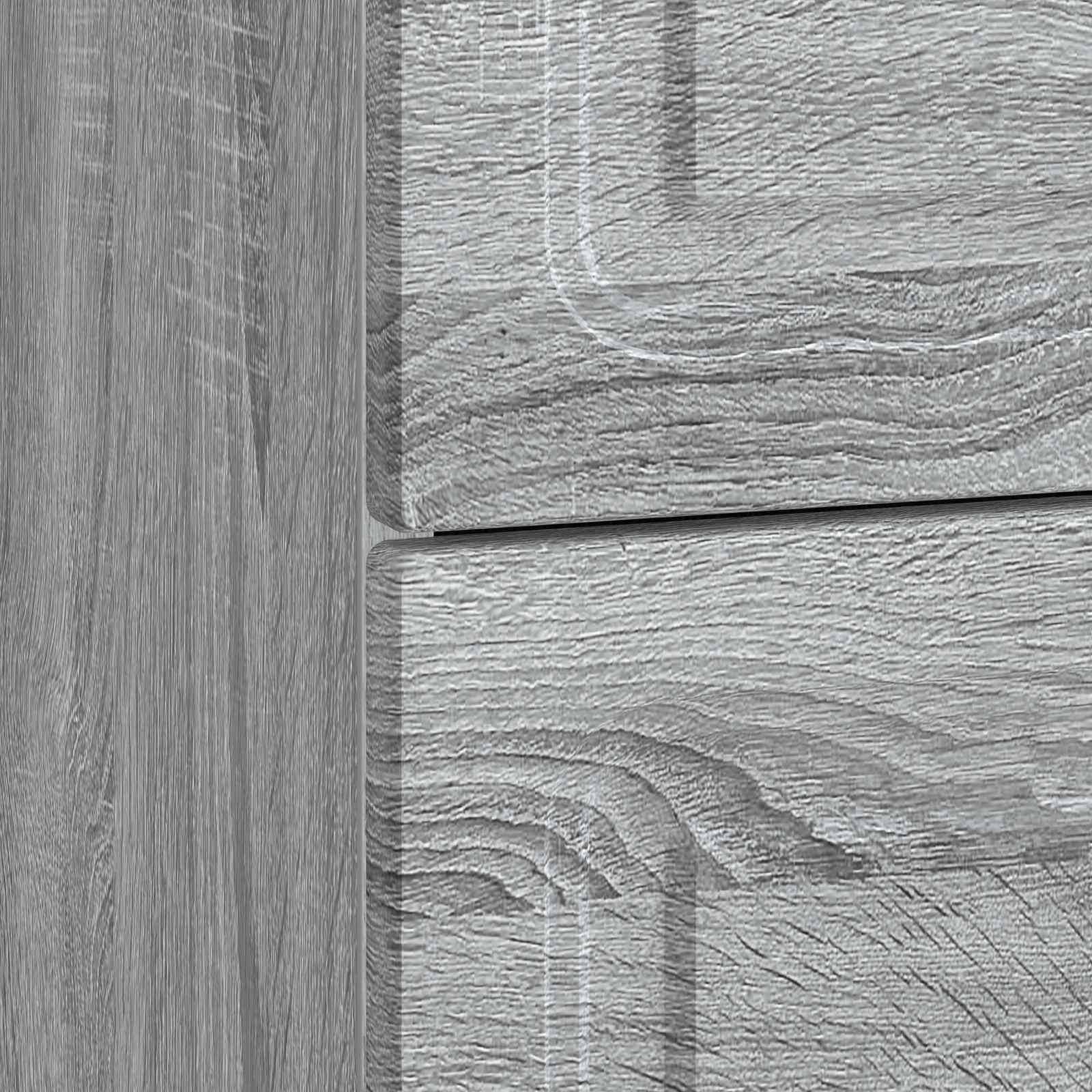 Cabinet de chevet avec tiroir Sonoma gris 62 x 34,5 x 44,5 cm - XIOS