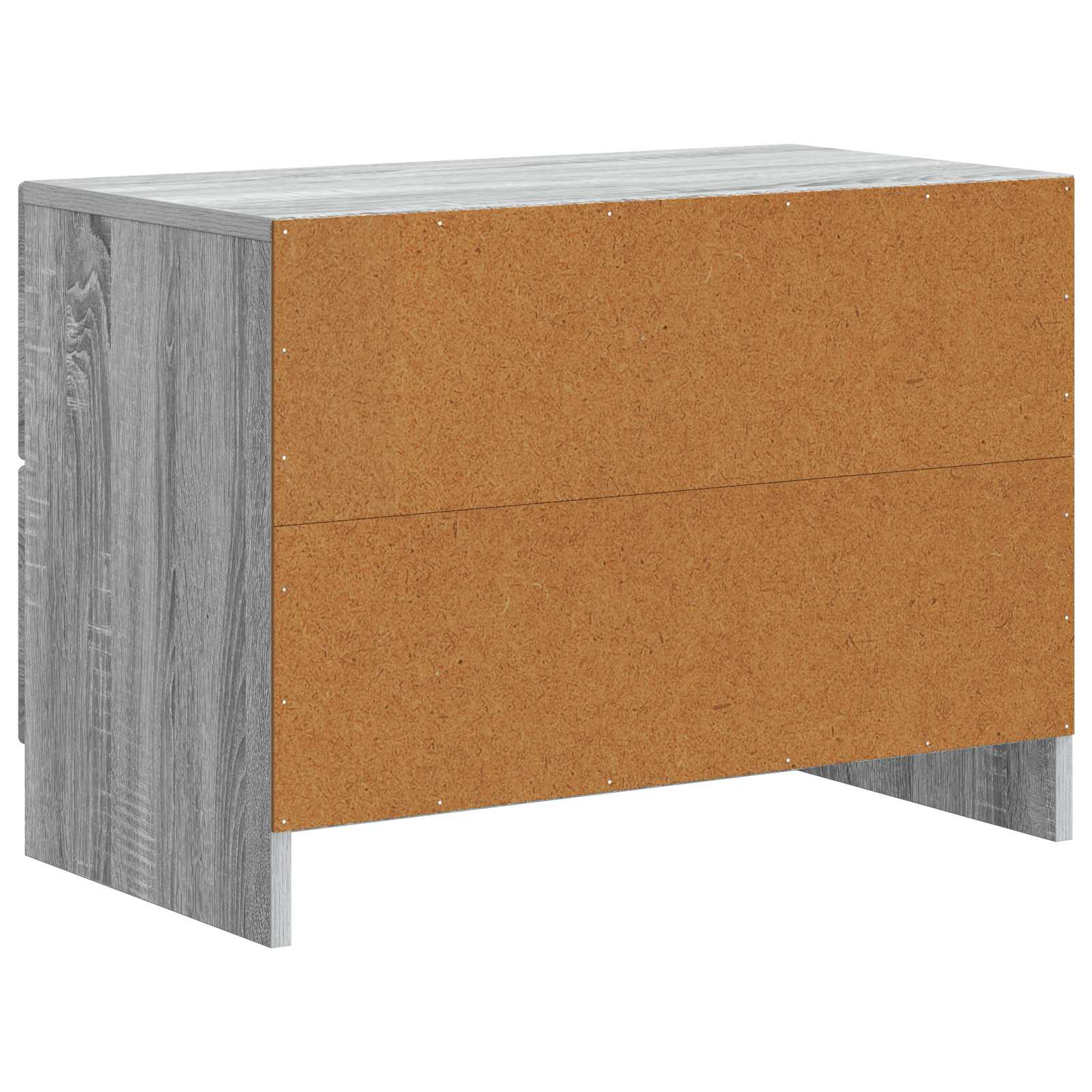 Cabinet de chevet avec tiroir Sonoma gris 62 x 34,5 x 44,5 cm - XIOS