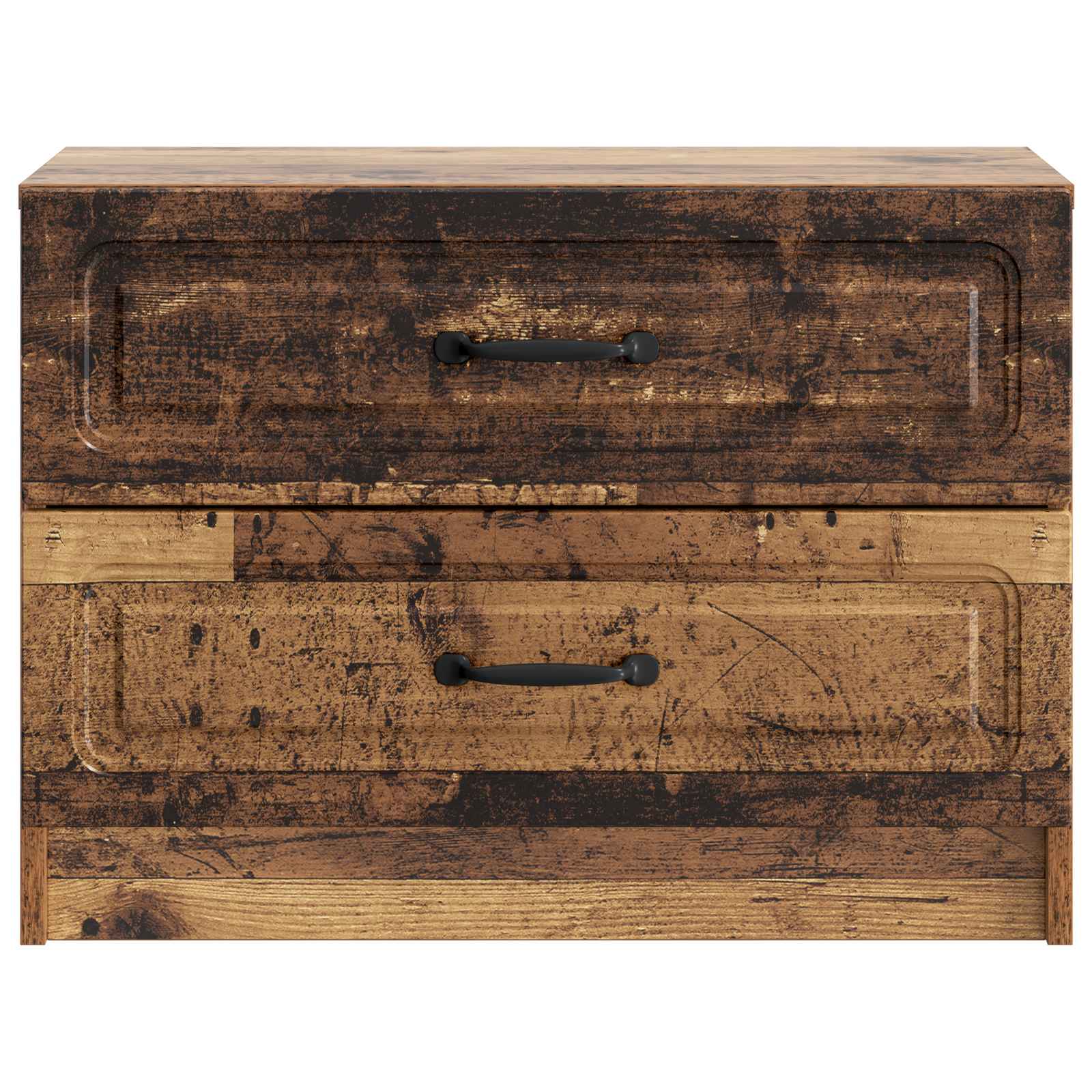 Cabinet de chevet avec tiroir Bois ancien 62 x 34,5 x 44,5 cm - XIOS