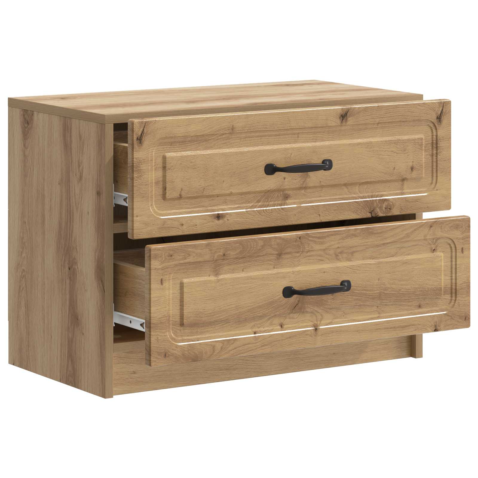 Cabinet de chevet Chêne artisanal 62 x 34,5 x 44,5 cm - XIOS