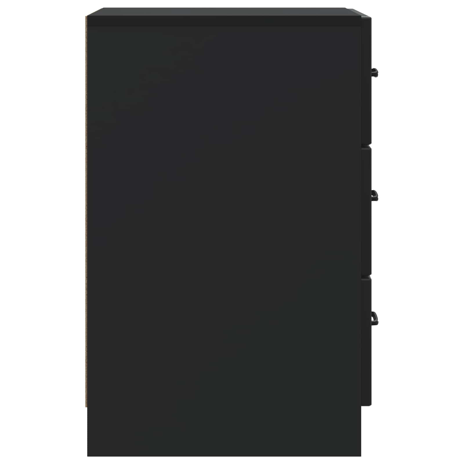 Cabinet de chevet Noir 43 x 41 x 63,5 cm Bois d'ingénierie - XIOS