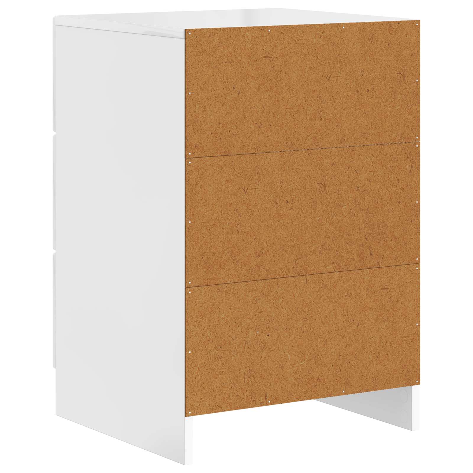 Cabinet de chevet avec tiroir Blanc brillant 43 x 41 x 63,5 cm - XIOS