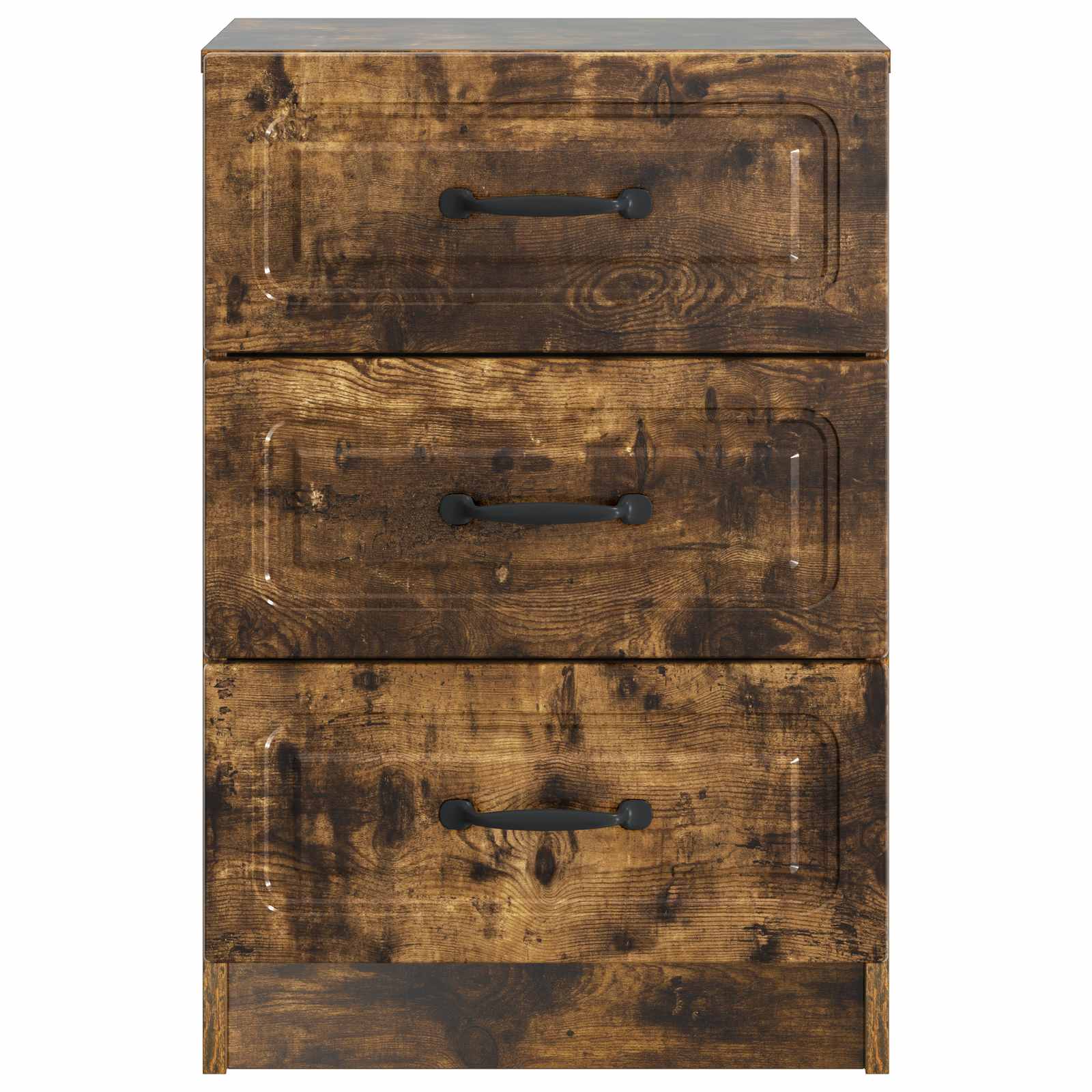 Cabinet de chevet avec tiroir Chêne fumé 43 x 41 x 63,5 cm - XIOS