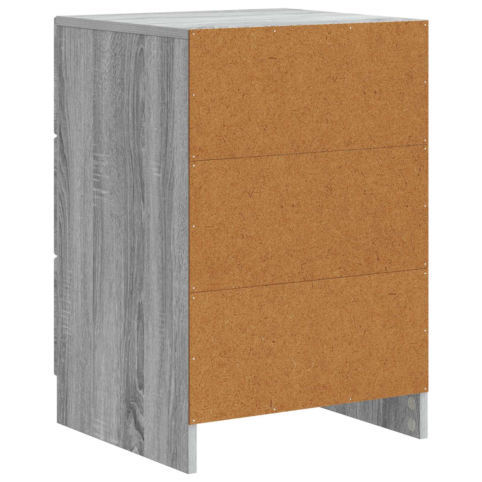 Cabinet de chevet avec tiroir Sonoma gris 43 x 41 x 63,5 cm - XIOS