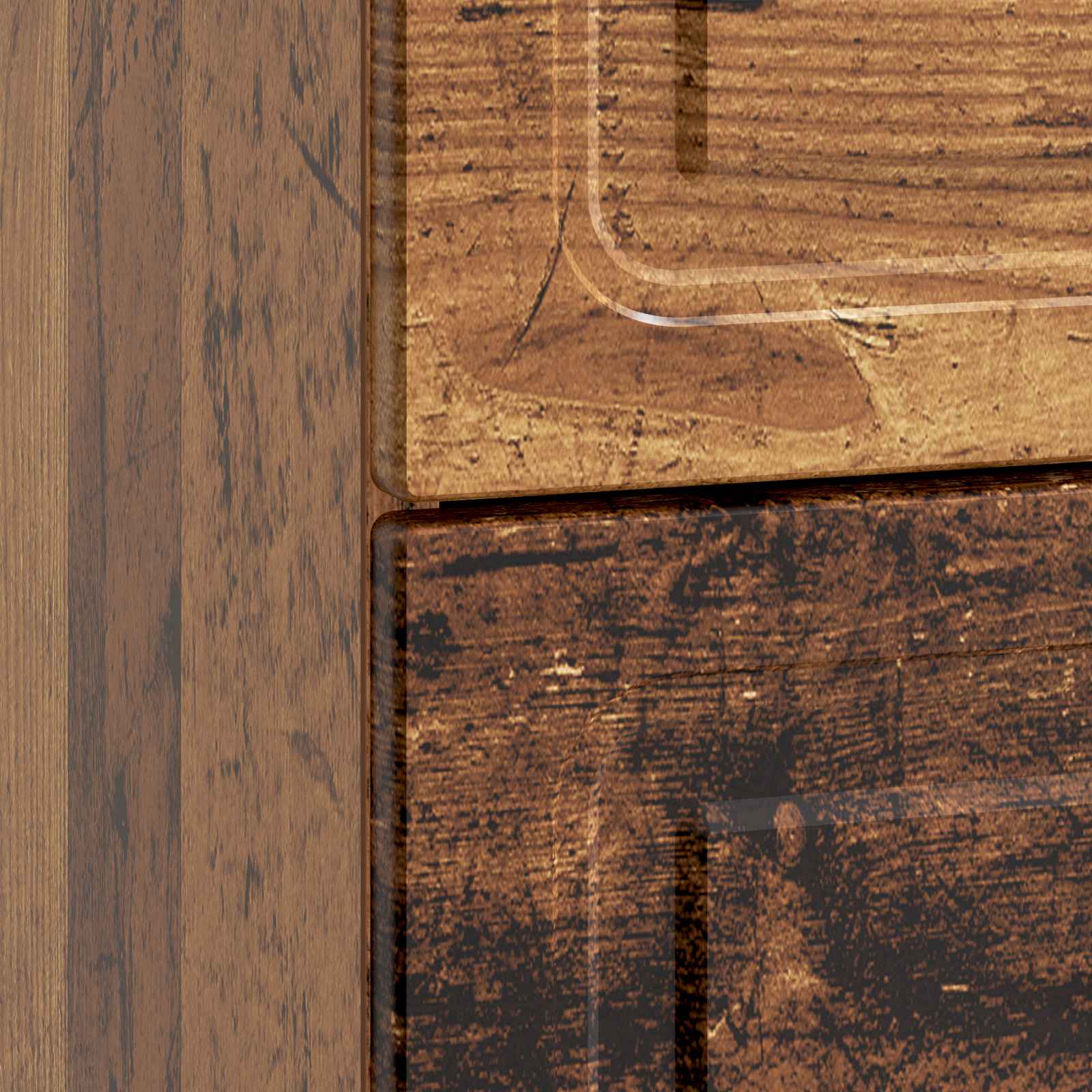 Cabinet de chevet avec tiroir Bois ancien 43 x 41 x 63,5 cm - XIOS