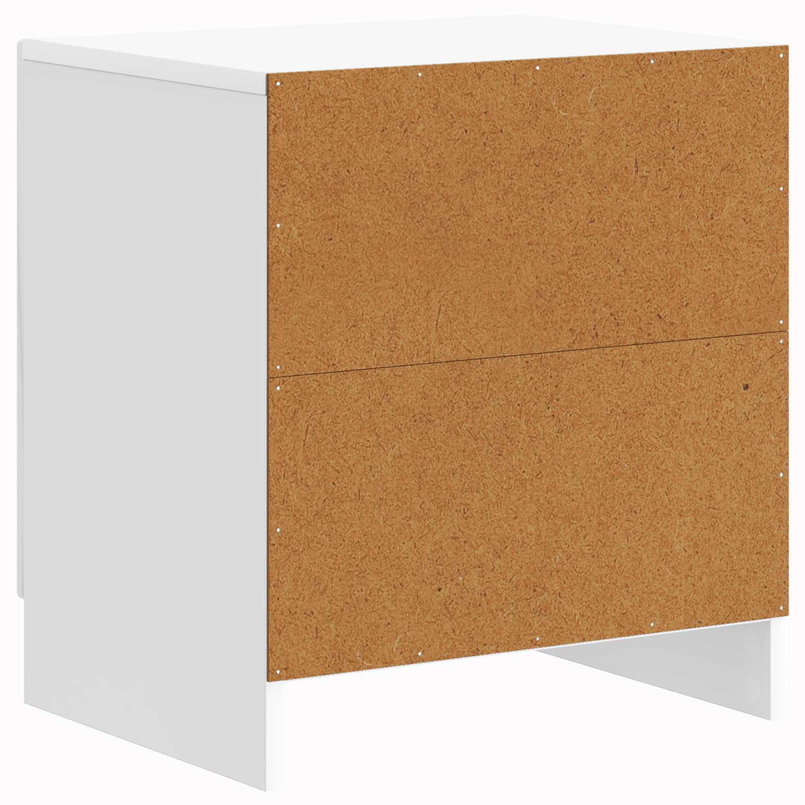 Cabinet de chevet 2 pcs Blanc brillant 43 x 34,5 x 47 cm - XIOS