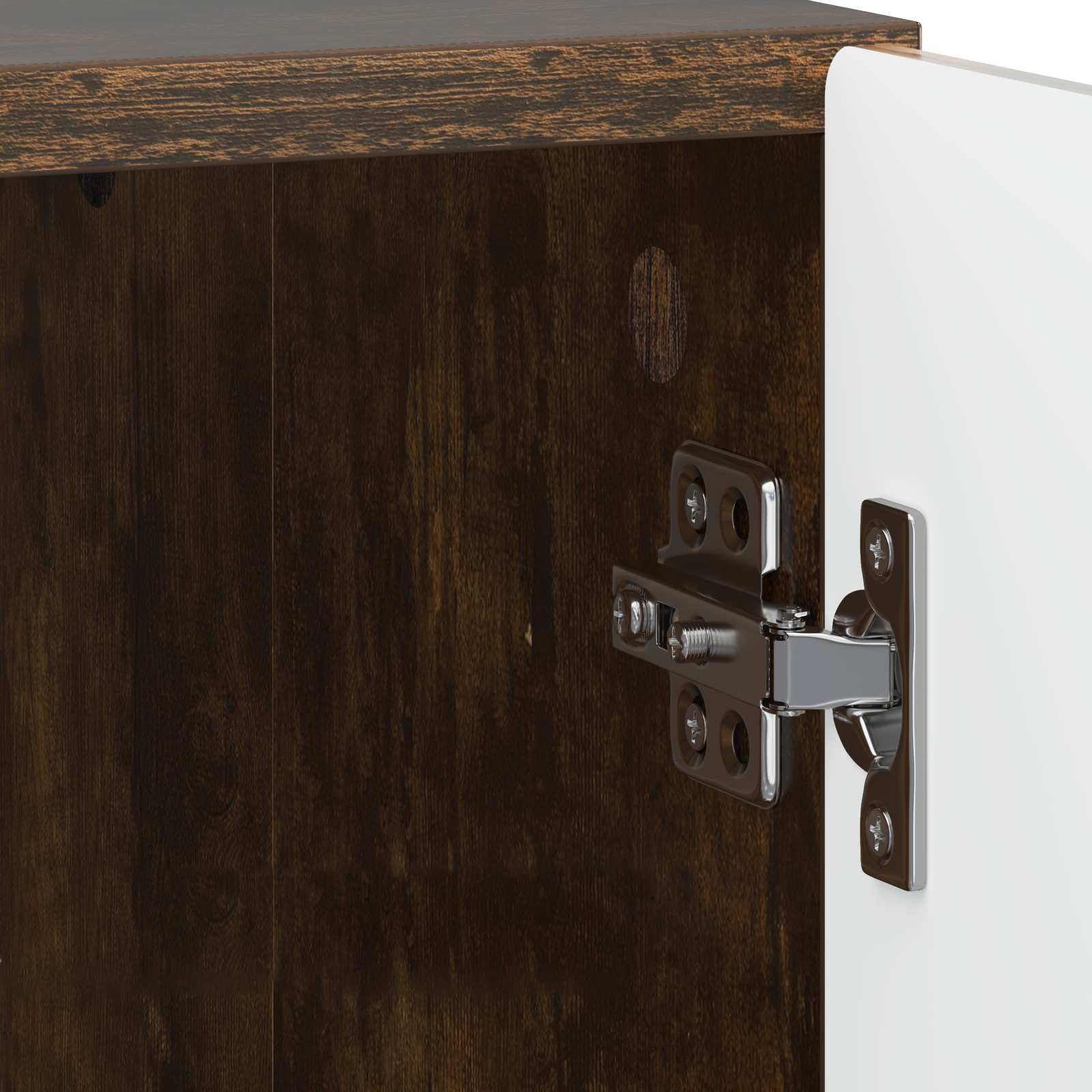 Cabinet de chevet 2 pcs Chêne fumé 43 x 34,5 x 47 cm - XIOS