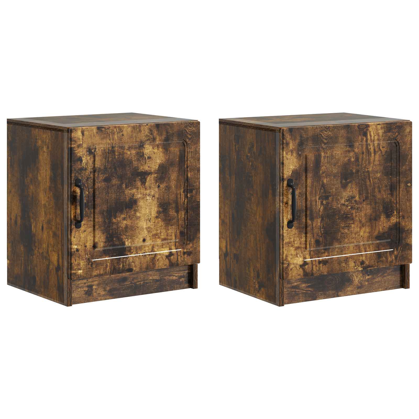 Cabinet de chevet 2 pcs Chêne fumé 43 x 34,5 x 47 cm - XIOS