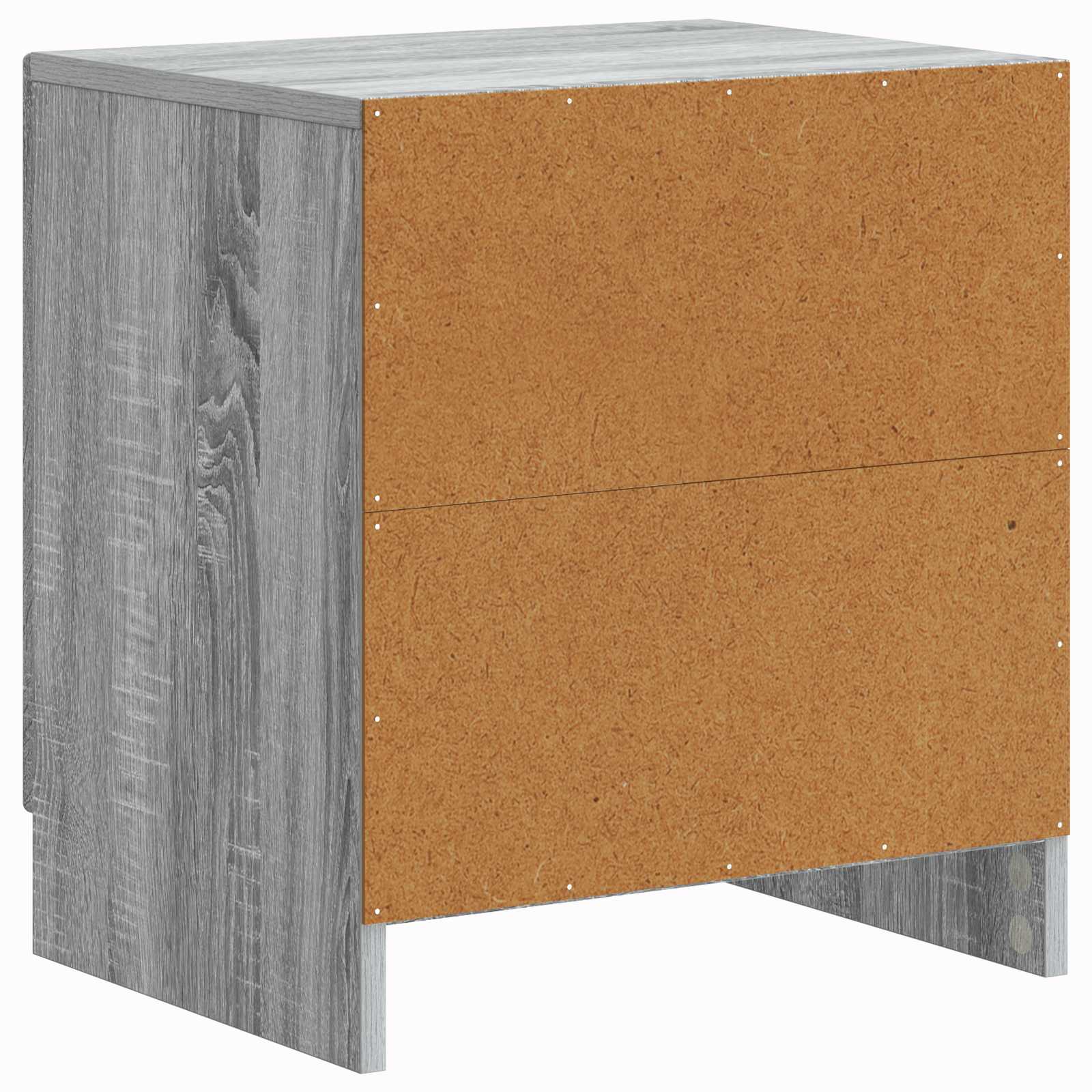 Cabinet de chevet 2 pcs Sonoma gris 43 x 34,5 x 47 cm - XIOS