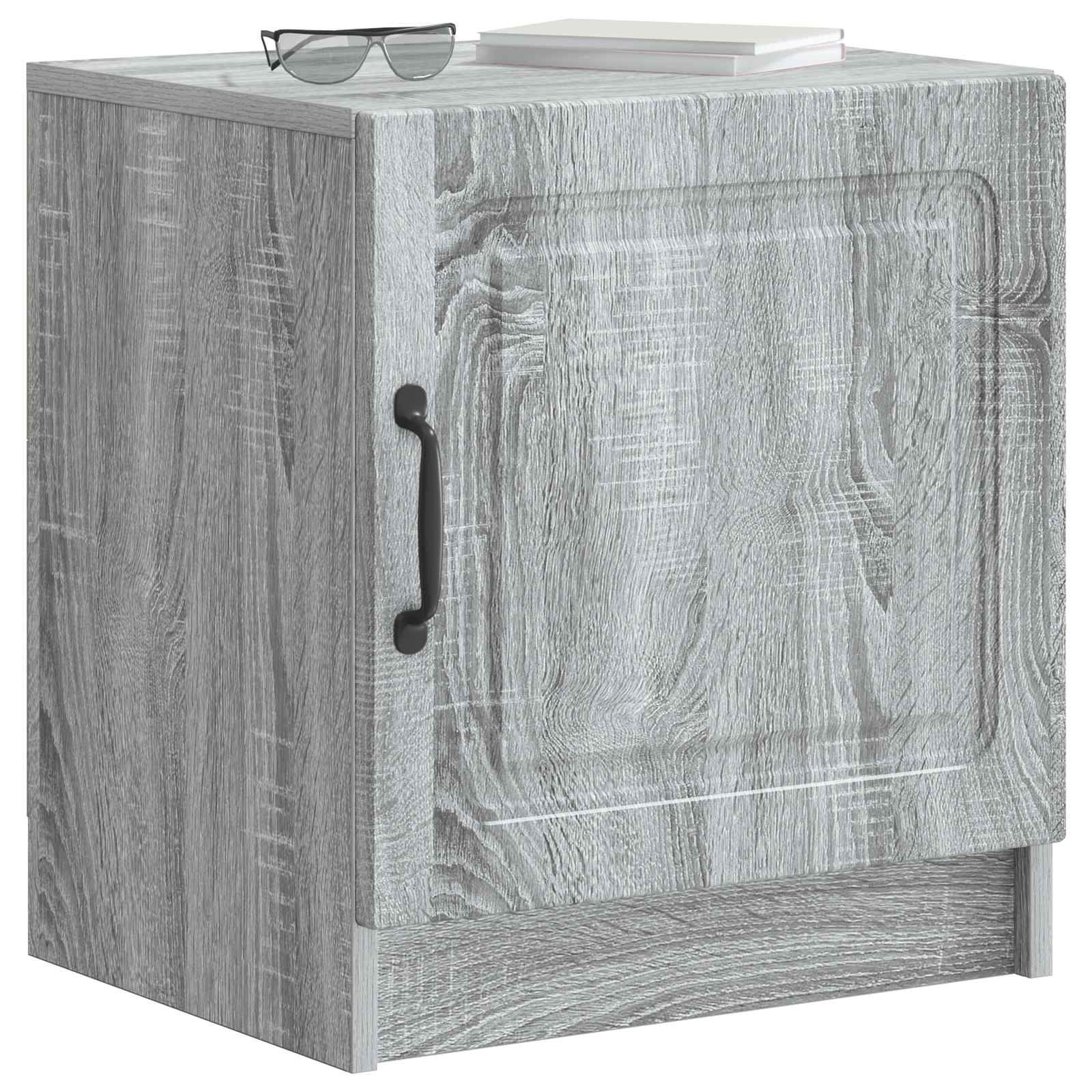Cabinet de chevet 2 pcs Sonoma gris 43 x 34,5 x 47 cm - XIOS
