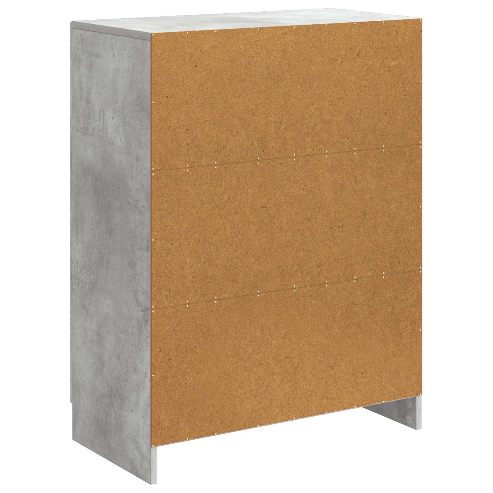 Buffet Gris béton 66 x 34,5 x 87 cm Bois d'ingénierie - XIOS
