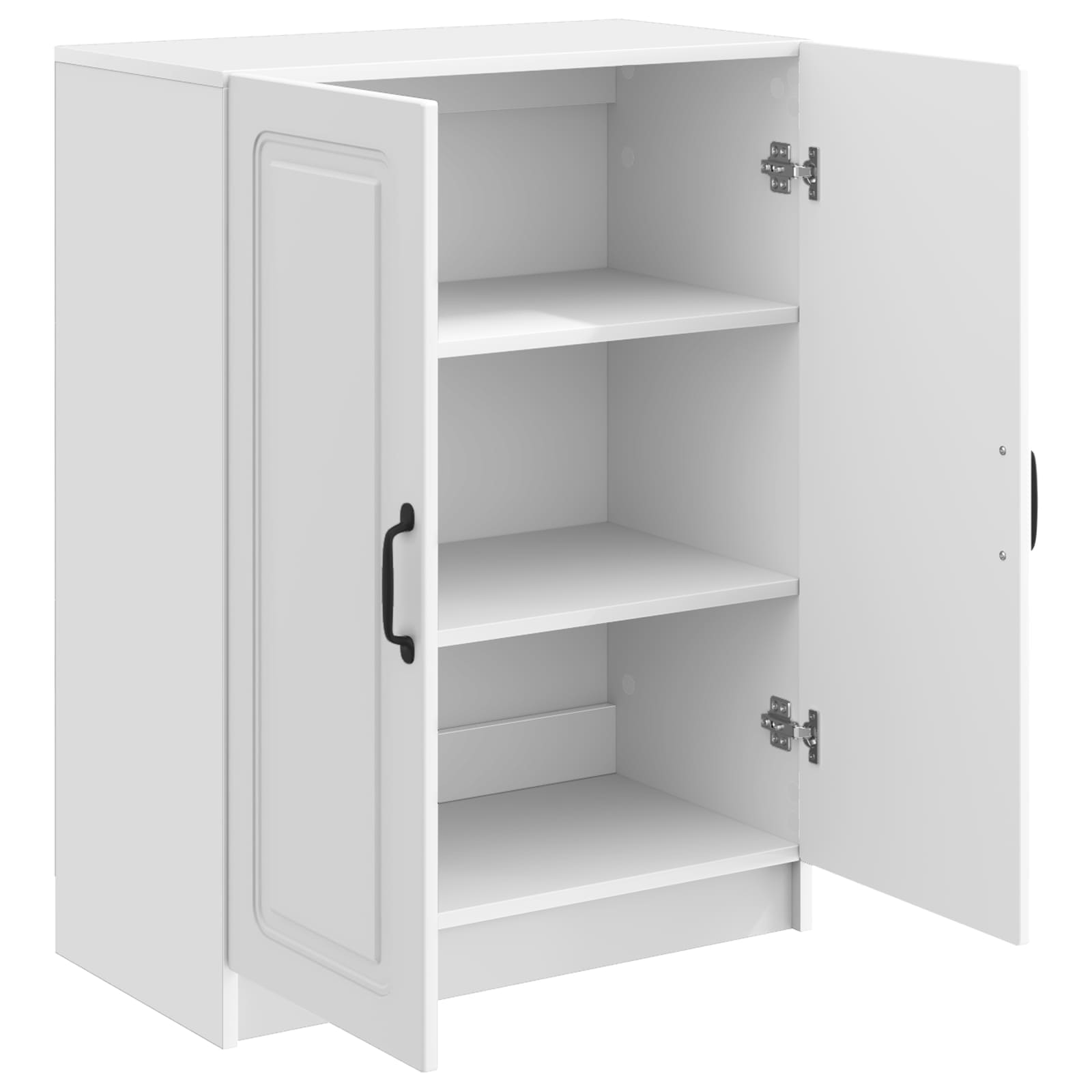 Buffet Blanc brillant 66 x 34,5 x 87 cm Bois d'ingénierie - XIOS