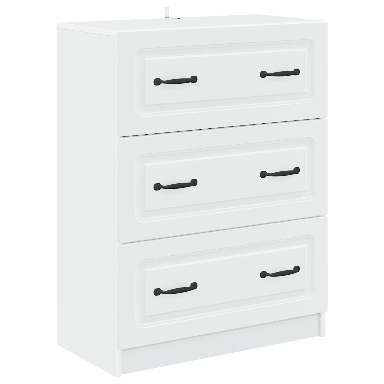 Armoire à tiroirs Blanc 66 x 34,5 x 87 cm Bois d'ingénierie - XIOS