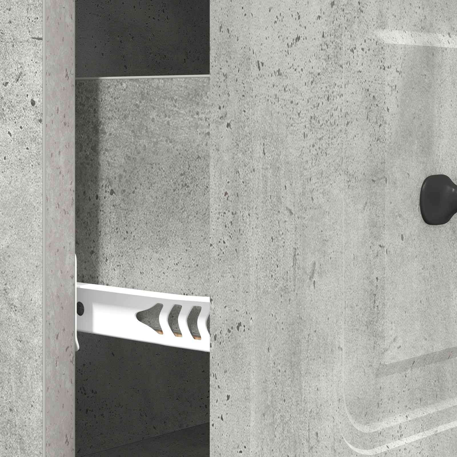 Armoire à tiroirs Gris béton 66 x 34,5 x 87 cm - XIOS