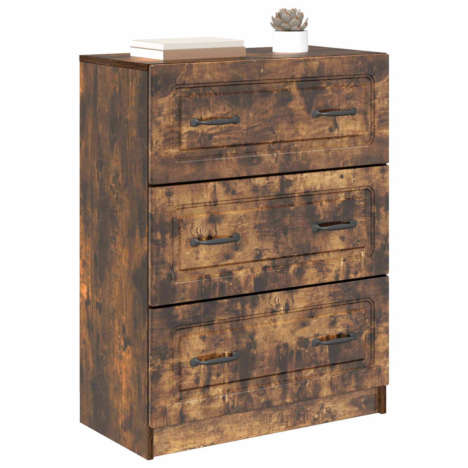 Armoire à tiroirs Chêne fumé 66 x 34,5 x 87 cm - XIOS