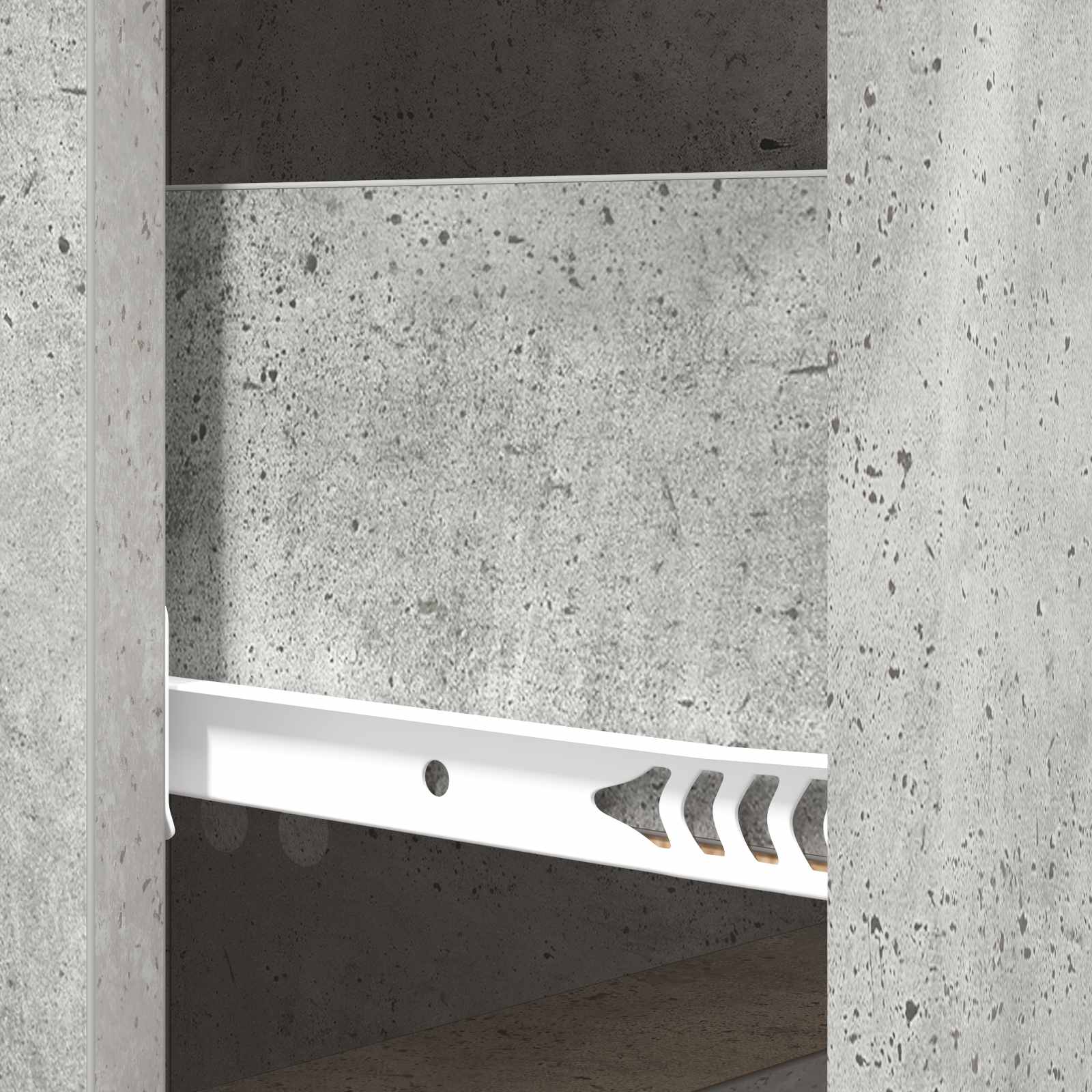 Armoire à tiroirs Gris béton 33 x 34,5 x 87 cm - XIOS