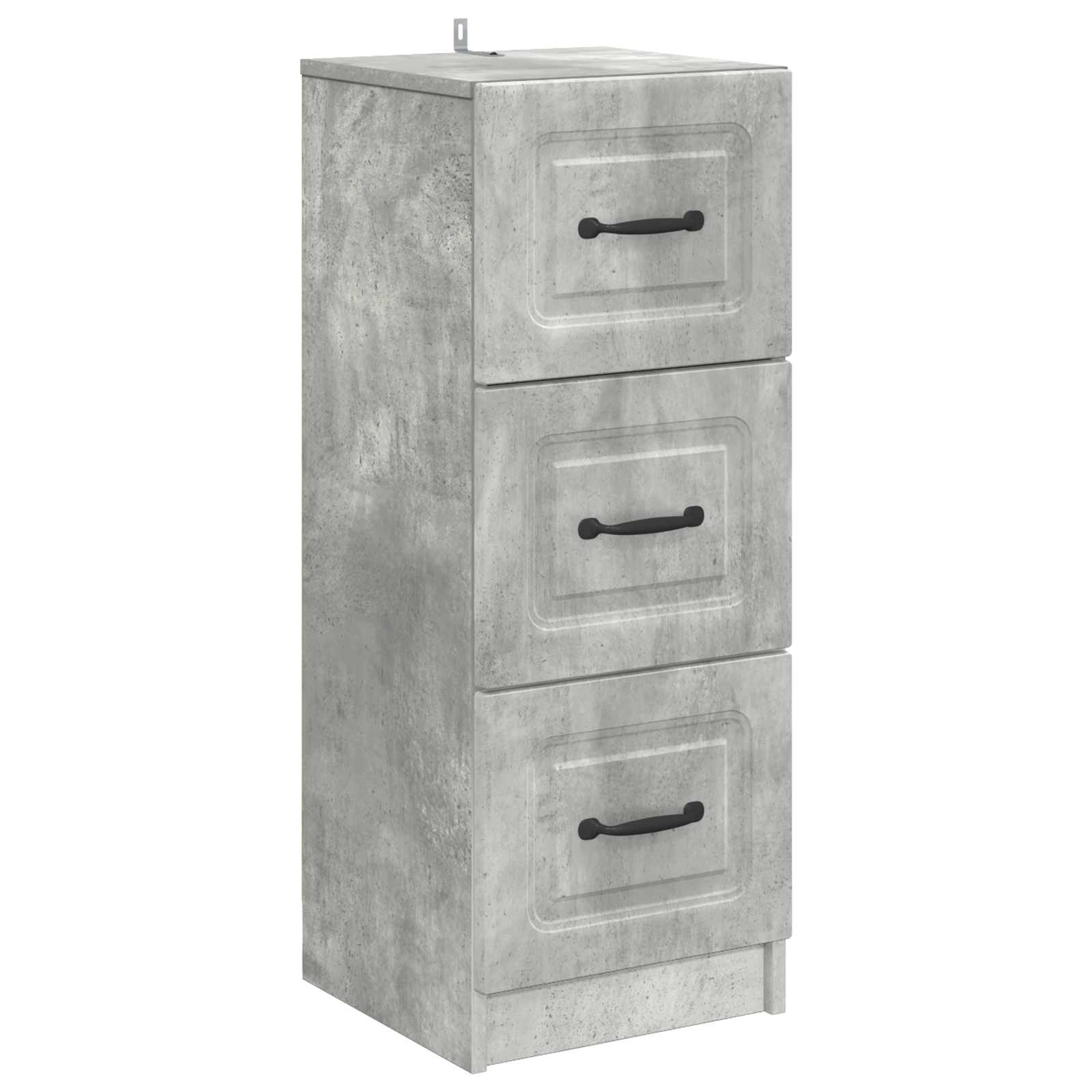 Armoire à tiroirs Gris béton 33 x 34,5 x 87 cm - XIOS