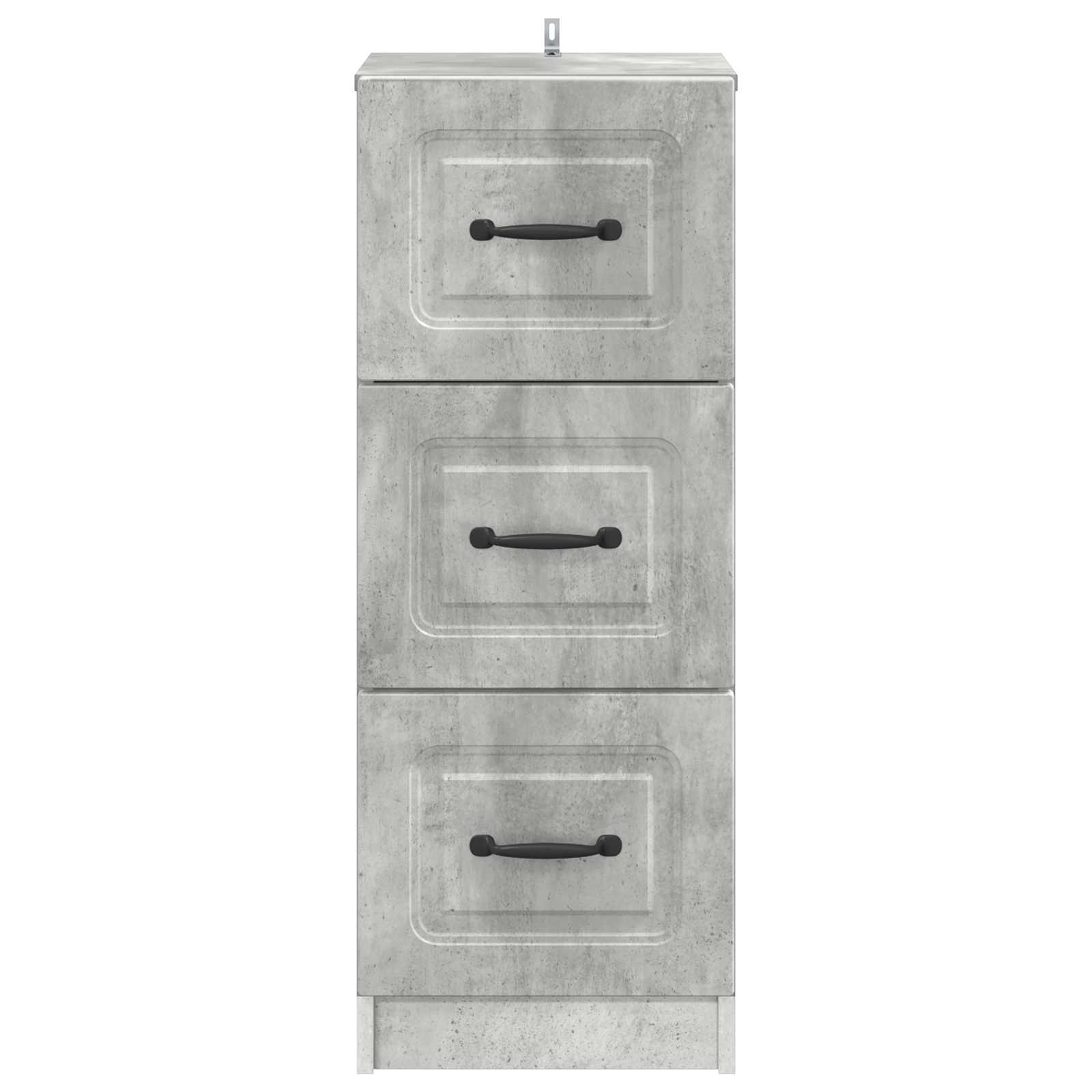Armoire à tiroirs Gris béton 33 x 34,5 x 87 cm - XIOS