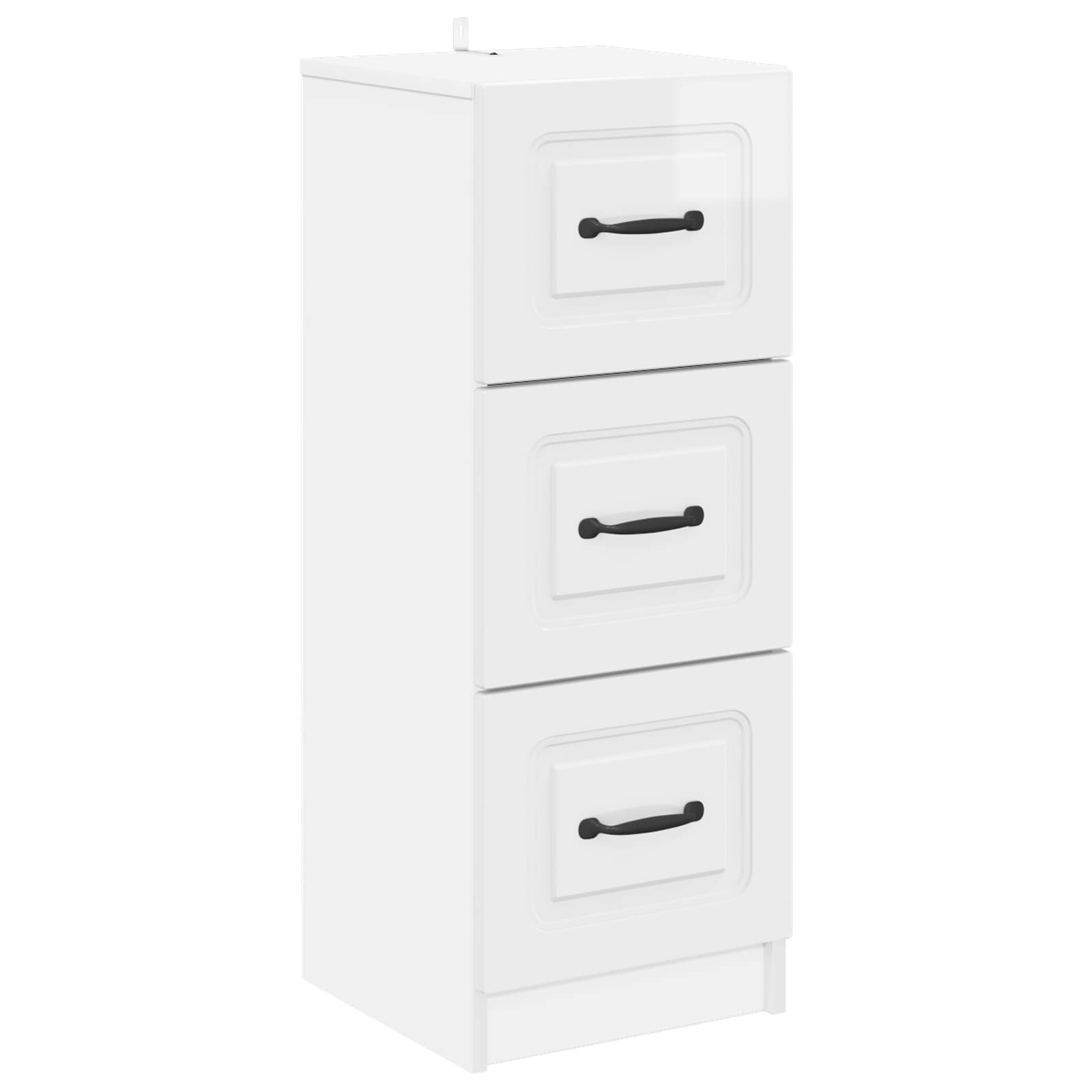 Armoire à tiroirs Blanc brillant 33 x 34,5 x 87 cm - XIOS