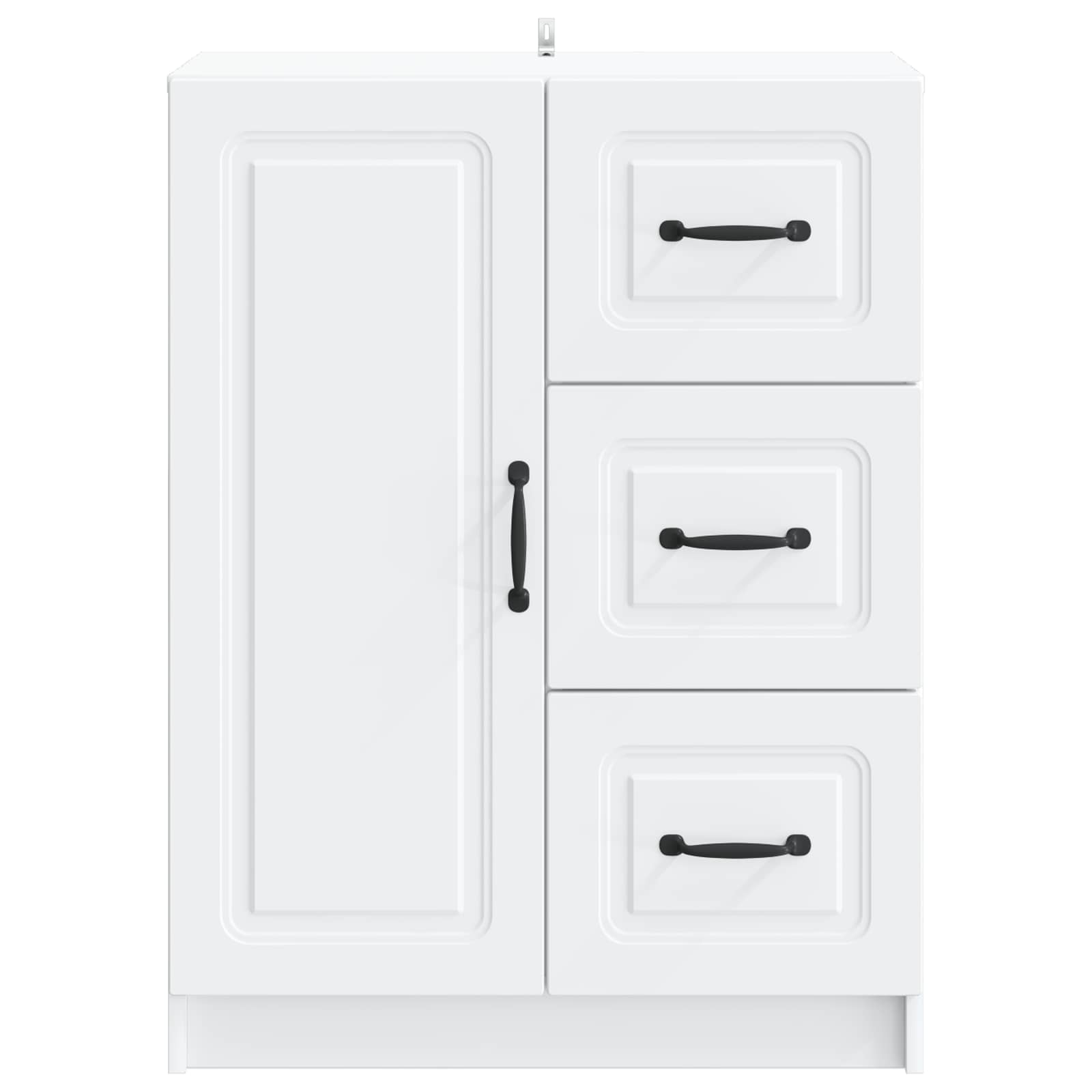 Buffet avec tiroir Blanc 66 x 34,5 x 87 cm Bois d'ingénierie - XIOS