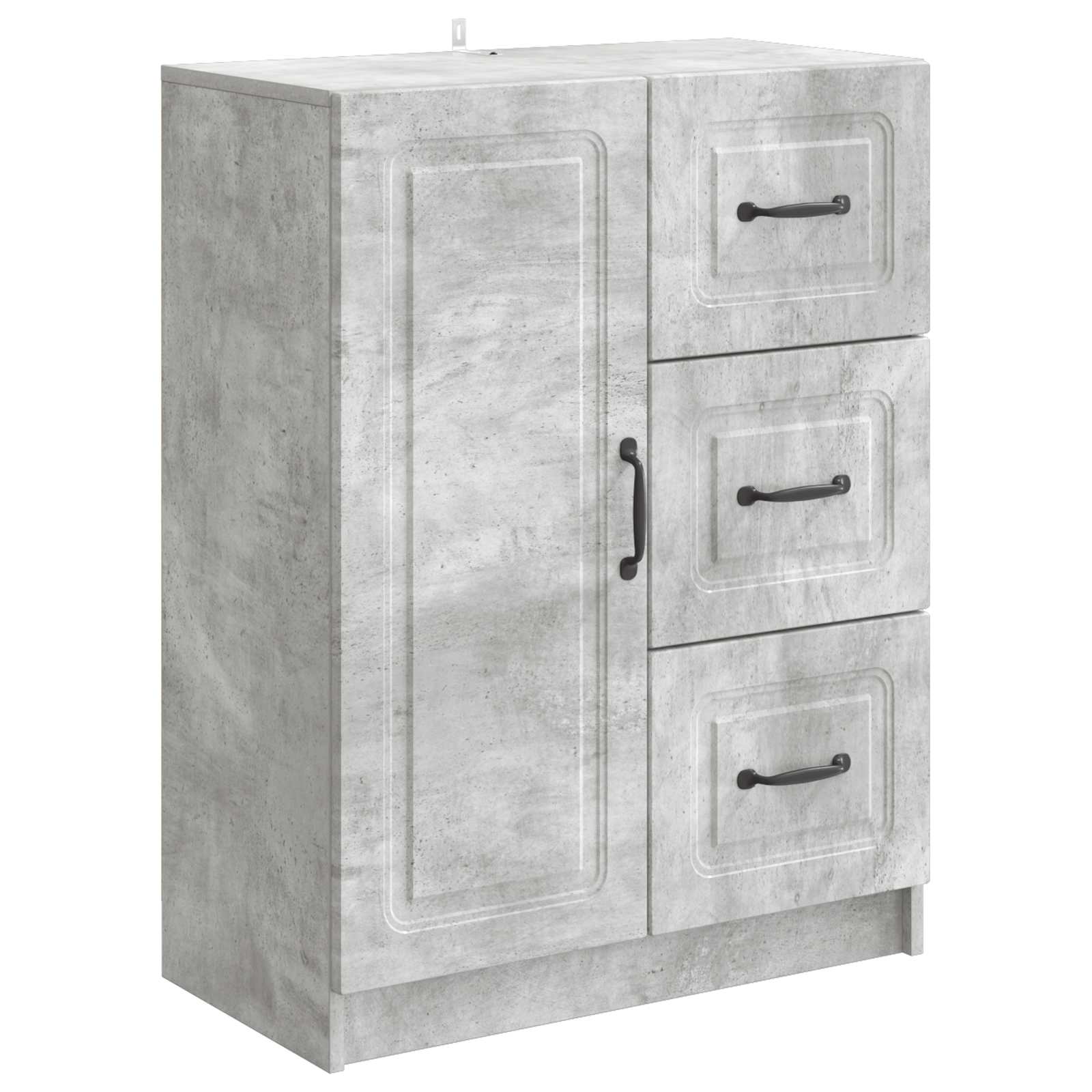 Buffet Gris béton 66 x 34,5 x 87 cm Bois d'ingénierie - XIOS