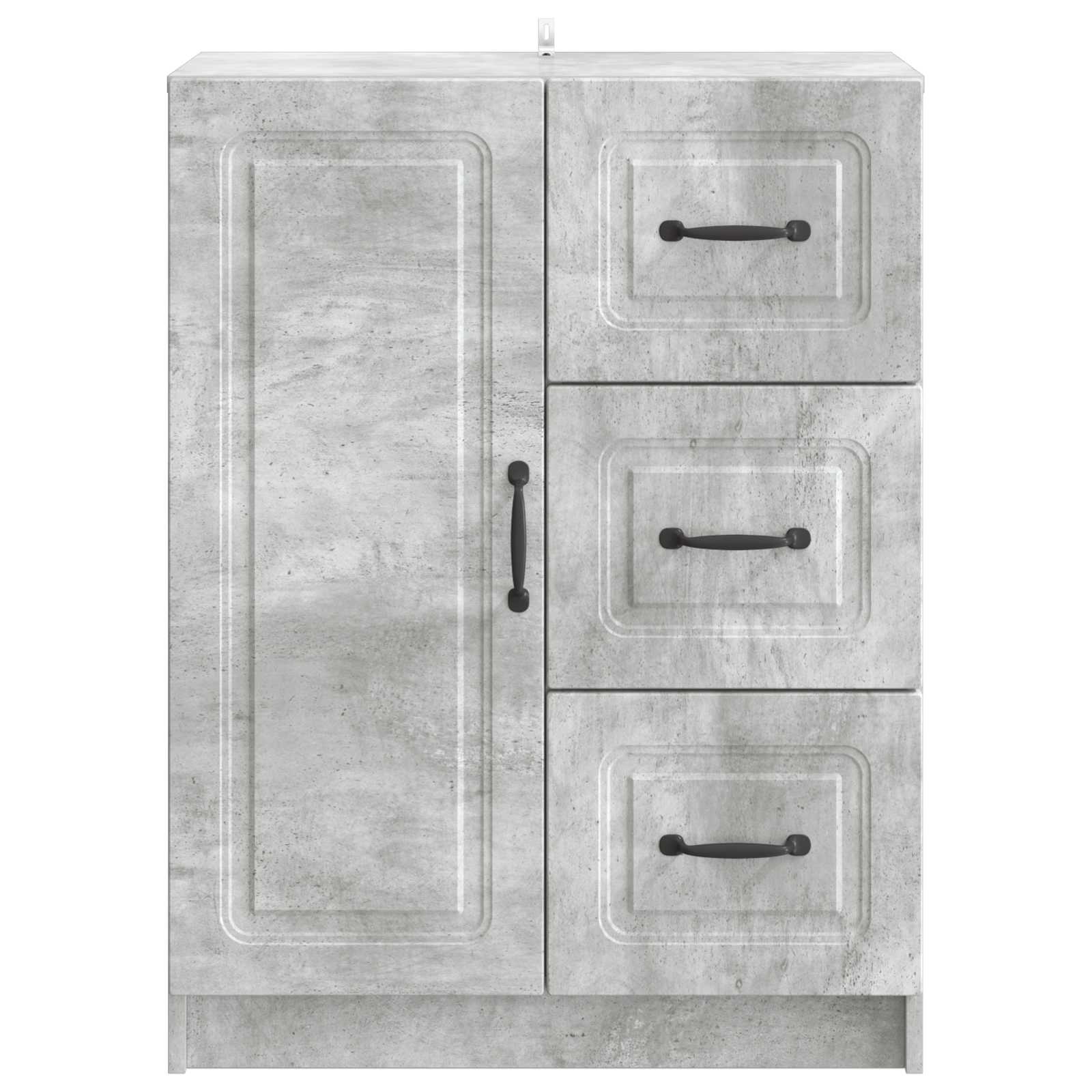 Buffet Gris béton 66 x 34,5 x 87 cm Bois d'ingénierie - XIOS