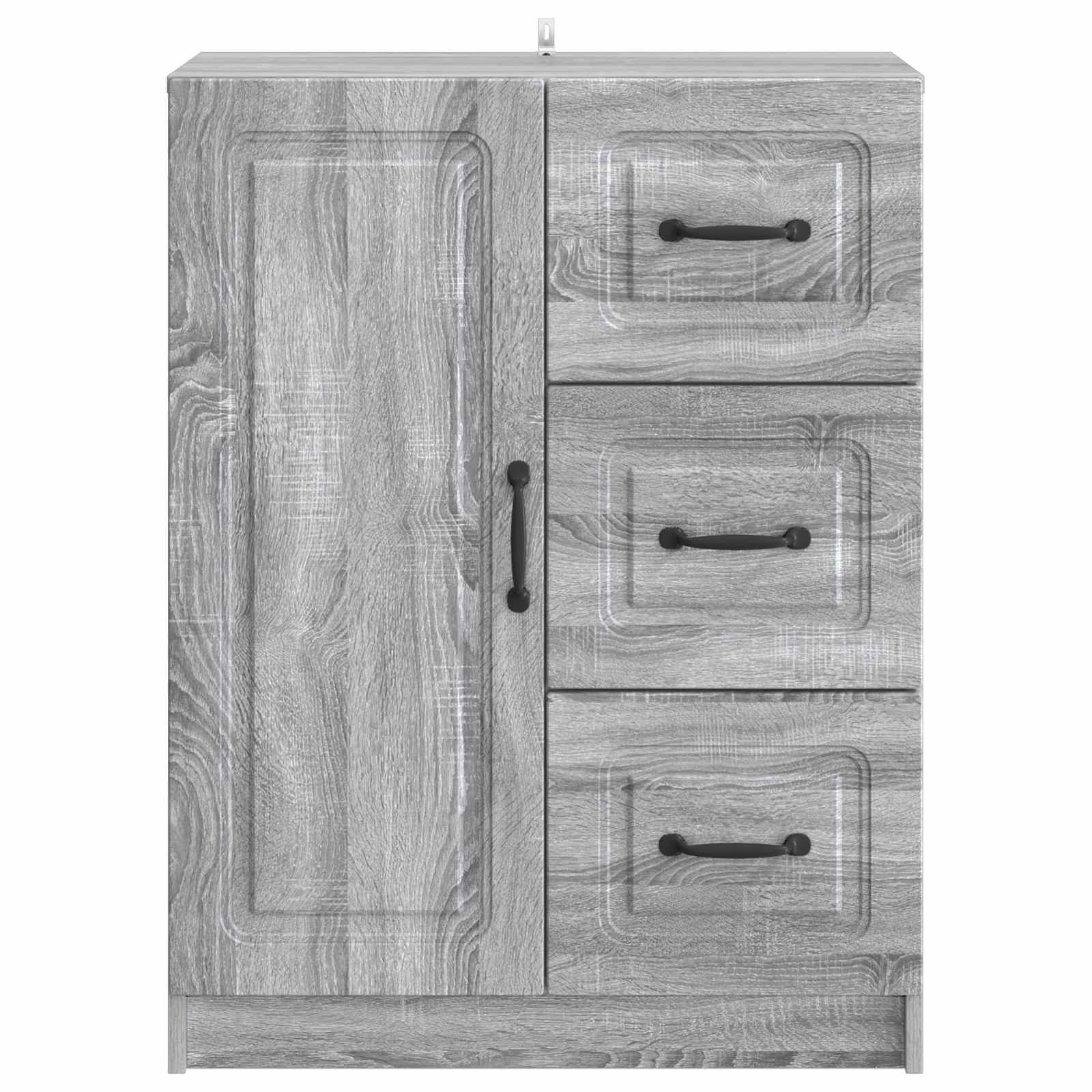 Buffet Sonoma gris 66 x 34,5 x 87 cm Bois d'ingénierie - XIOS