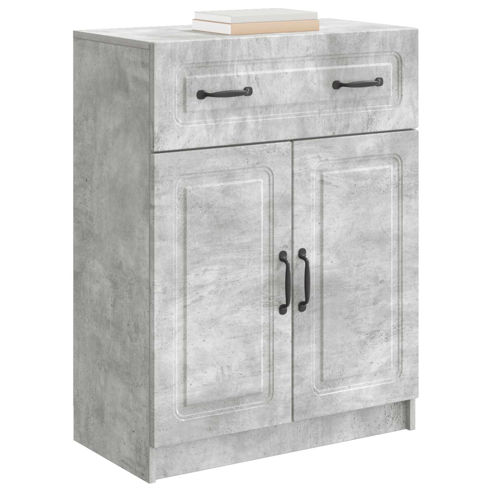 Buffet Gris béton 66 x 34,5 x 87 cm Bois d'ingénierie - XIOS
