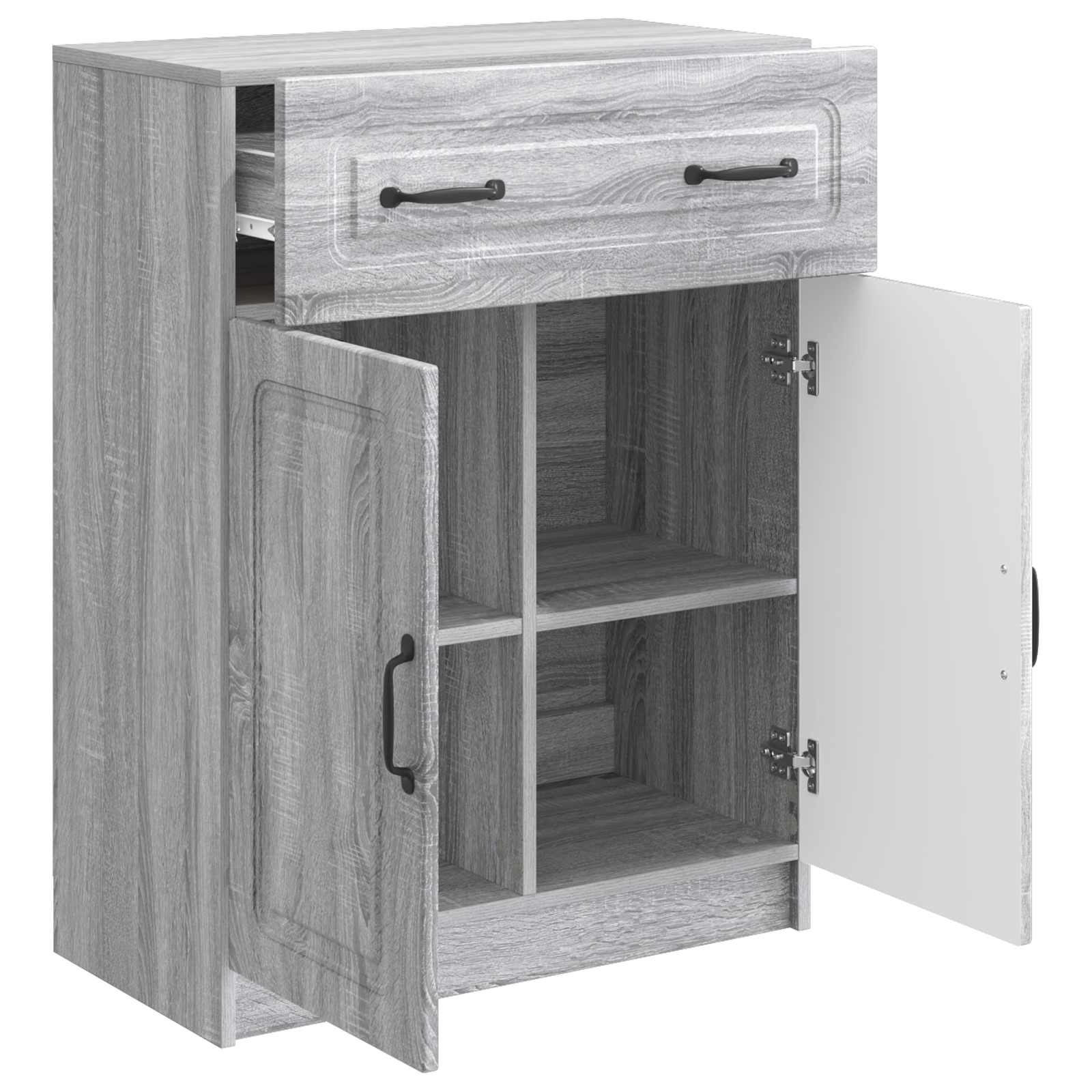 Buffet Sonoma gris 66 x 34,5 x 87 cm Bois d'ingénierie - XIOS