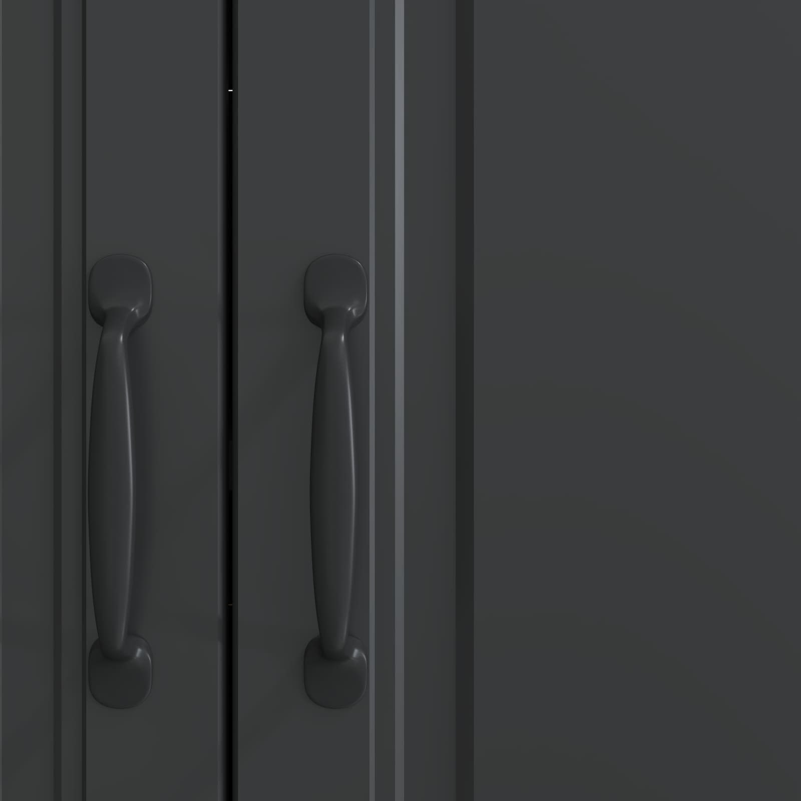 Buffet Noir 89 x 34,5 x 77 cm Bois d'ingénierie - XIOS