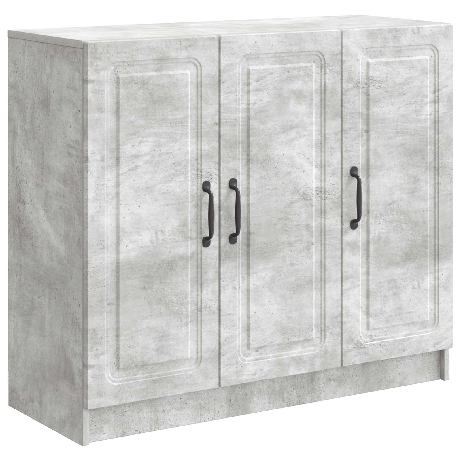 Buffet Gris béton 89 x 34,5 x 77 cm Bois d'ingénierie - XIOS
