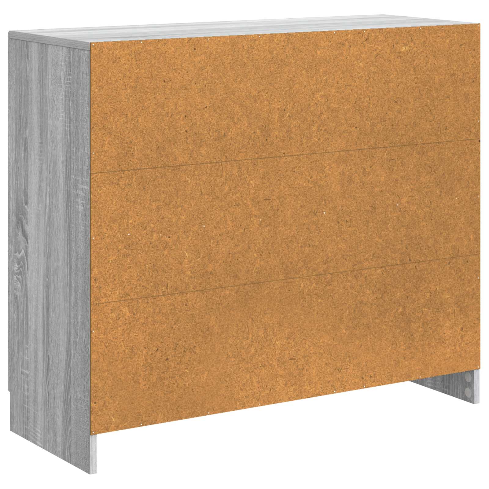 Buffet Sonoma gris 89 x 34,5 x 77 cm Bois d'ingénierie - XIOS