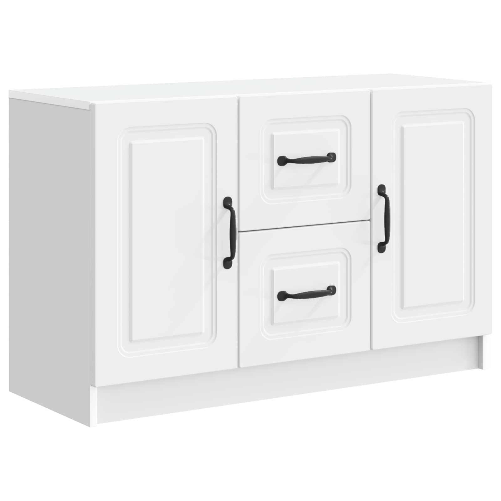 Buffet avec tiroir Blanc 89 x 34,5 x 57 cm Bois d'ingénierie - XIOS