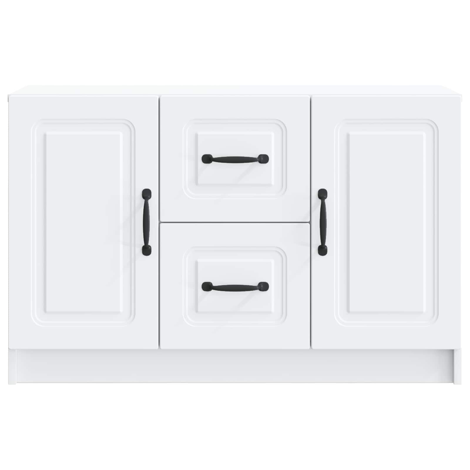 Buffet avec tiroir Blanc 89 x 34,5 x 57 cm Bois d'ingénierie - XIOS