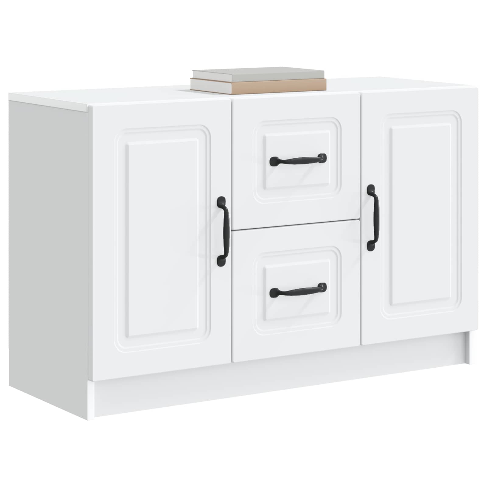 Buffet avec tiroir Blanc 89 x 34,5 x 57 cm Bois d'ingénierie - XIOS