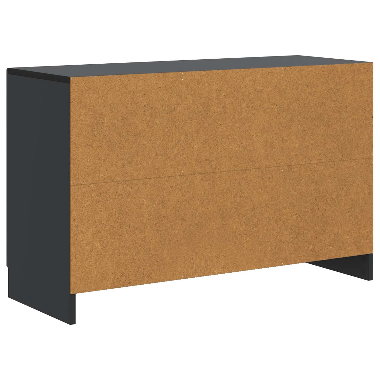 Buffet avec tiroir Noir 89 x 34,5 x 57 cm Bois d'ingénierie - XIOS