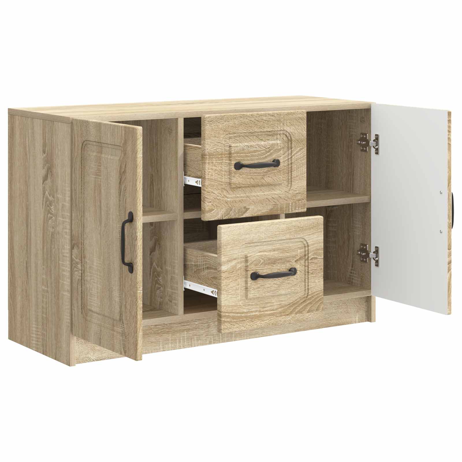 Buffet Chêne Sonoma 89 x 34,5 x 57 cm Bois d'ingénierie - XIOS
