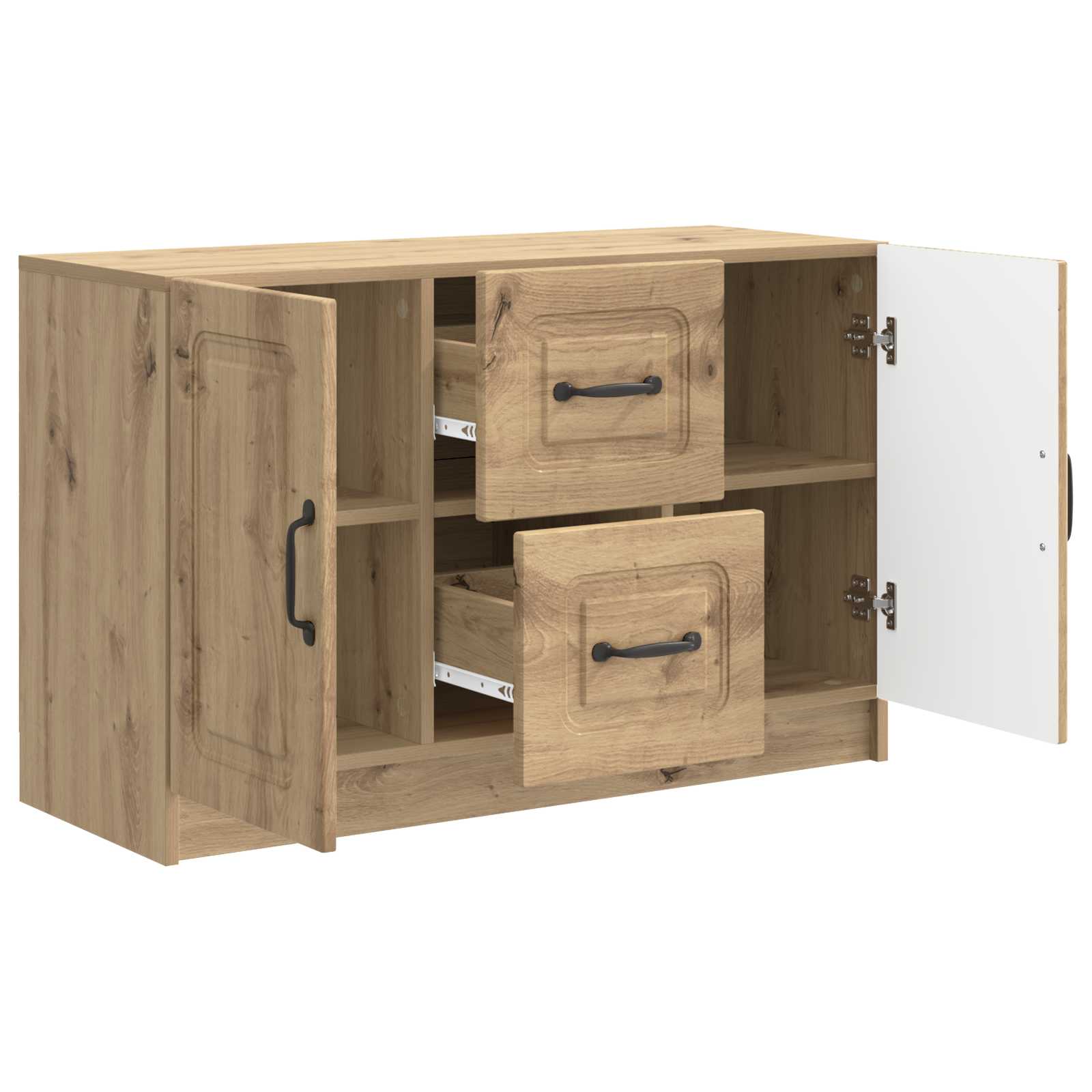 Buffet Chêne artisanal 89 x 34,5 x 57 cm Bois d'ingénierie - XIOS