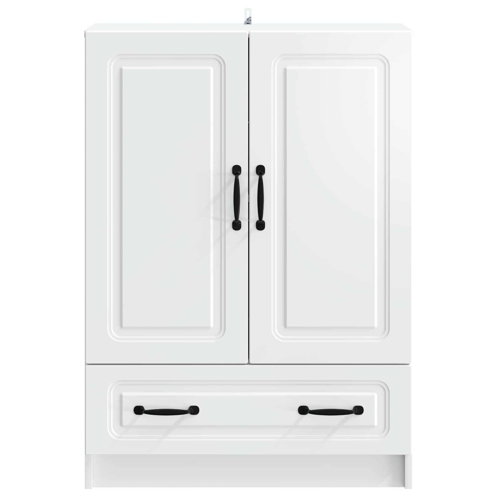 Buffet avec tiroir Blanc 66 x 34,5 x 92 cm Bois d'ingénierie - XIOS