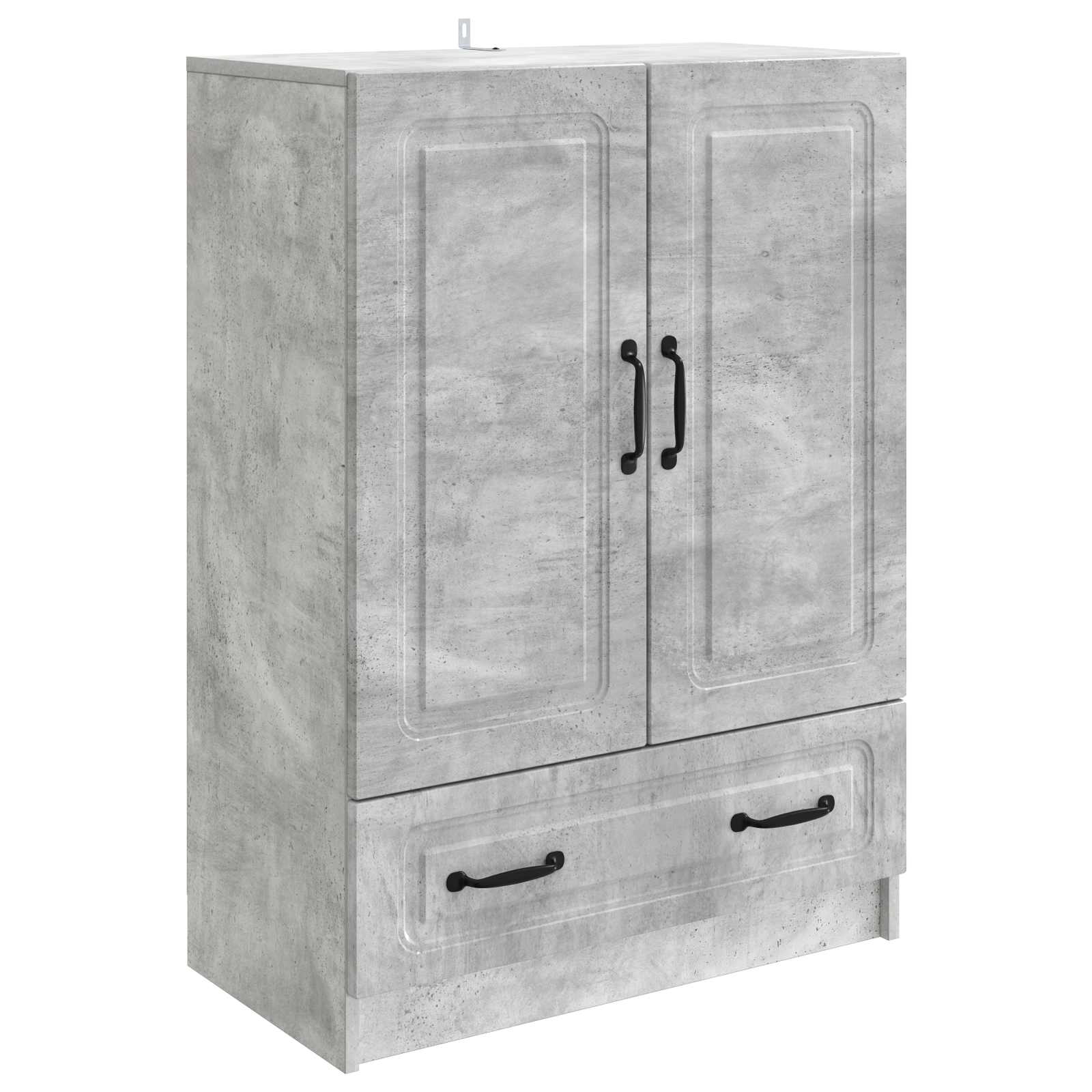 Buffet Gris béton 66 x 34,5 x 92 cm Bois d'ingénierie - XIOS