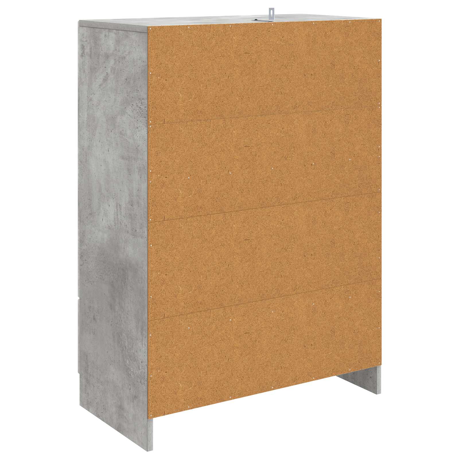 Buffet Gris béton 66 x 34,5 x 92 cm Bois d'ingénierie - XIOS