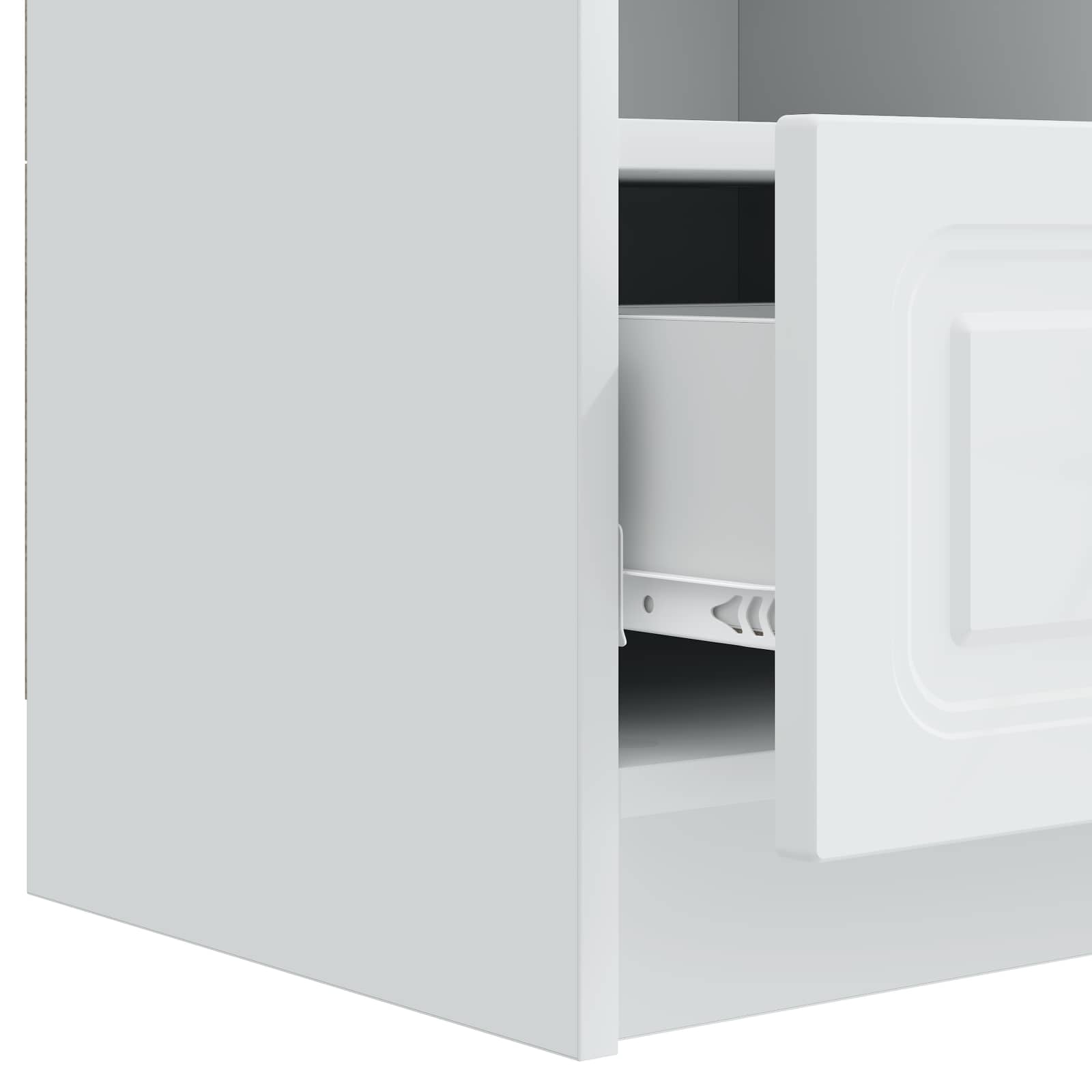 Meuble TV Blanc 102 x 34,5 x 47 cm Bois d'ingénierie - XIOS