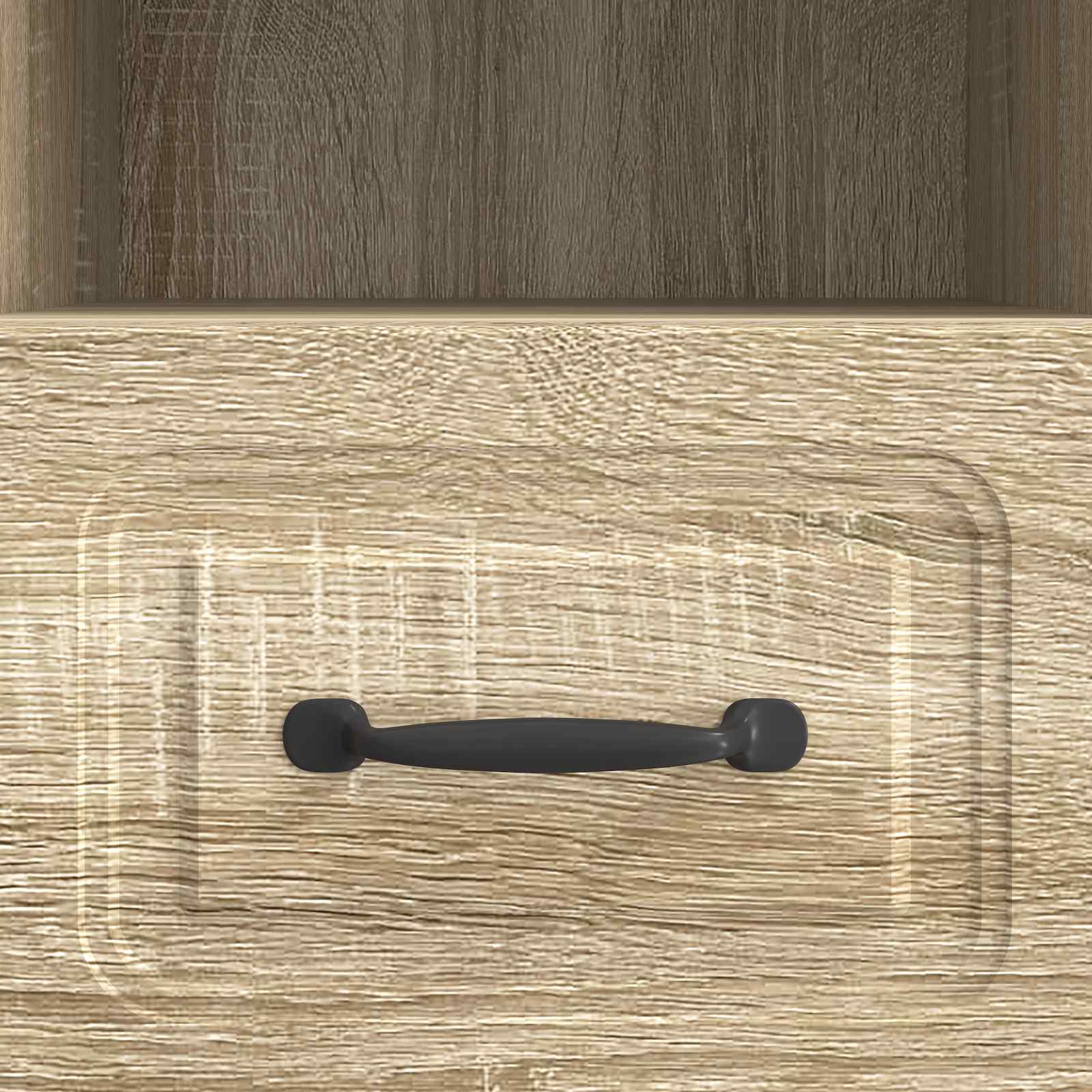 Meuble TV Chêne Sonoma 102 x 34,5 x 47 cm Bois d'ingénierie - XIOS